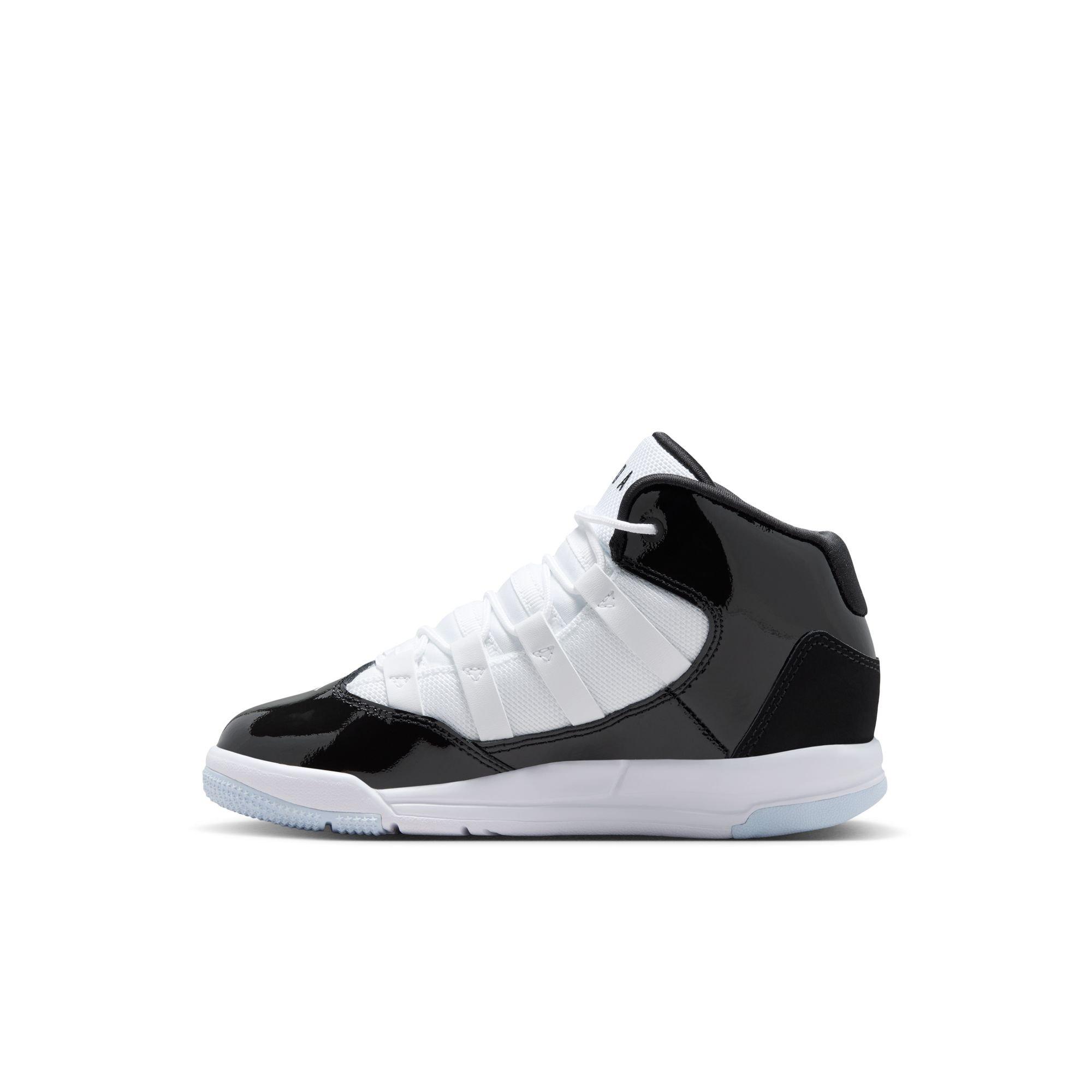 Jordan Max Aura "Black/White" Preschool Boys' Shoe - BLACK/WHITE Thumbnail View 4