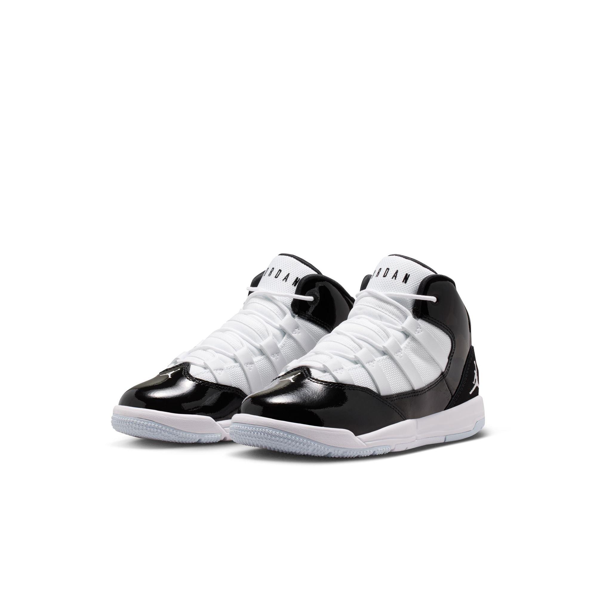 Jordan Max Aura "Black/White" Preschool Boys' Shoe - BLACK/WHITE Thumbnail View 5