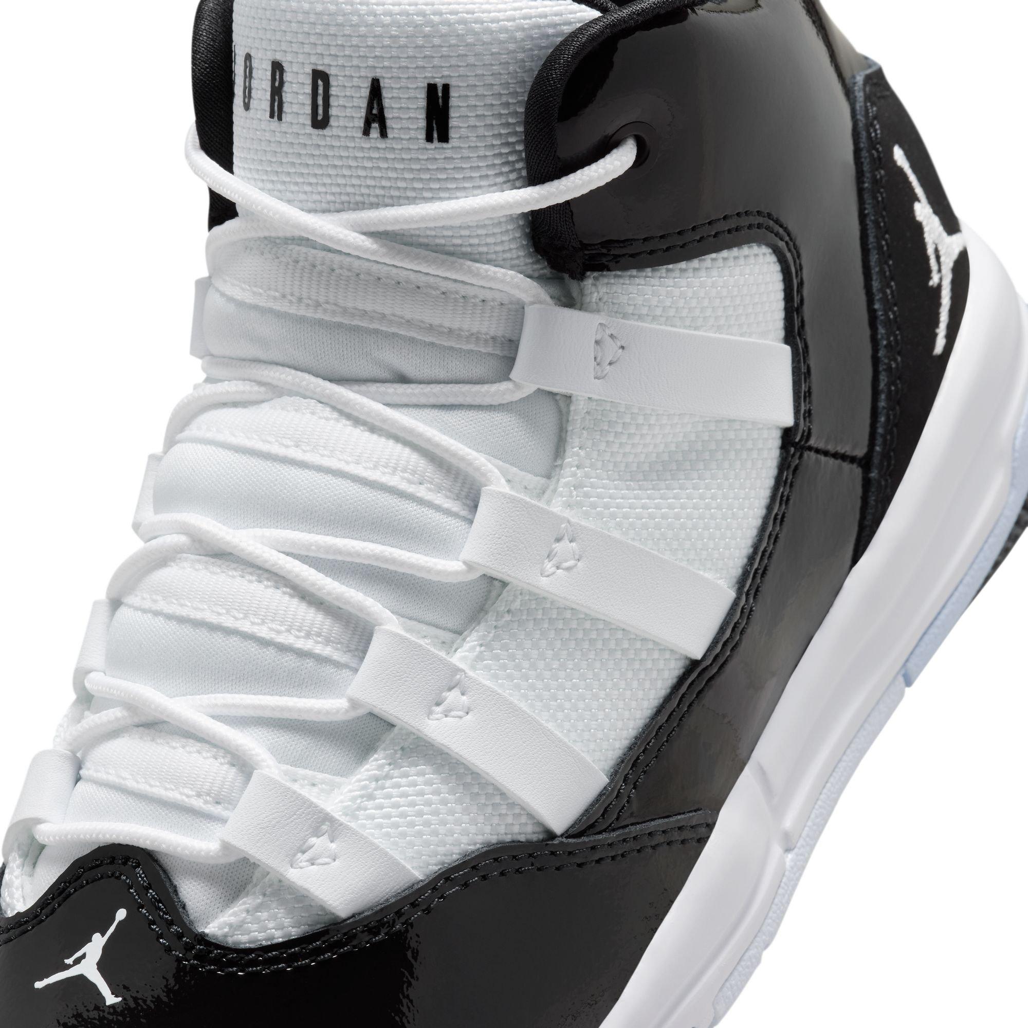 Jordan Max Aura "Black/White" Preschool Boys' Shoe - BLACK/WHITE Thumbnail View 9