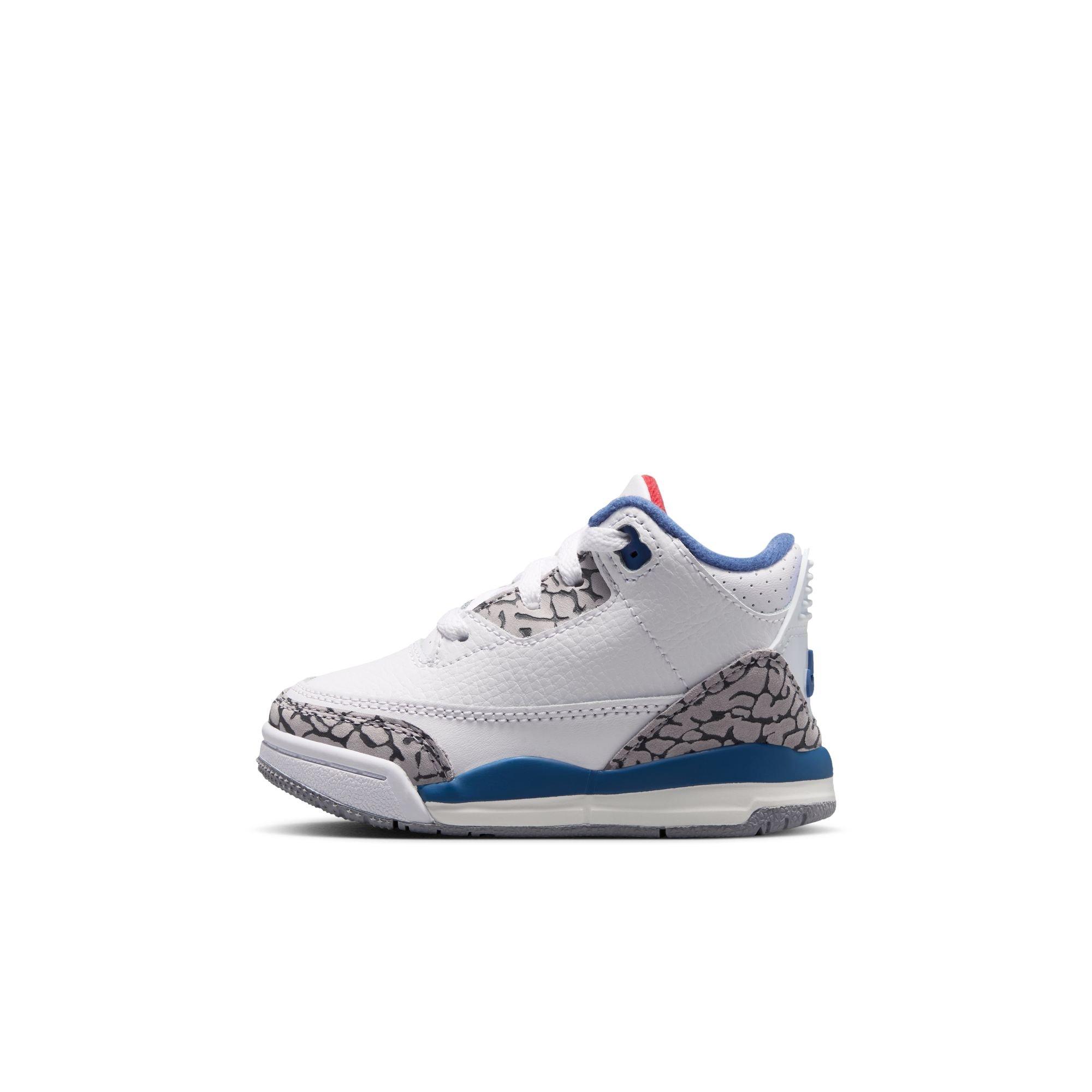 Jordan 3 Retro Toddler Kids' "True Blue" Shoe
