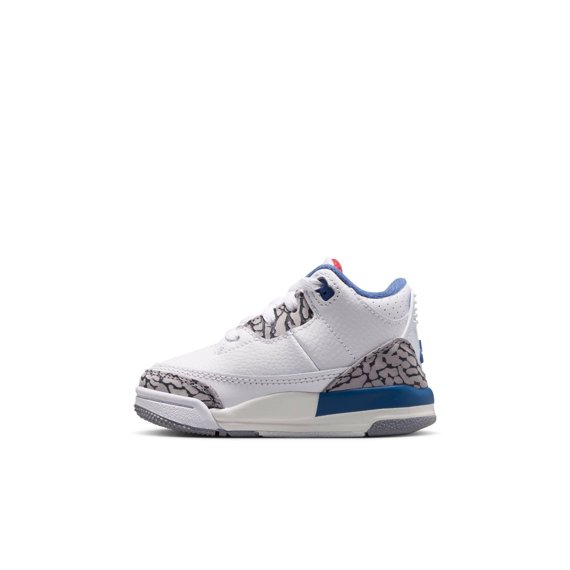 Jordan 3 Retro Toddler Kids' "True Blue" Shoe