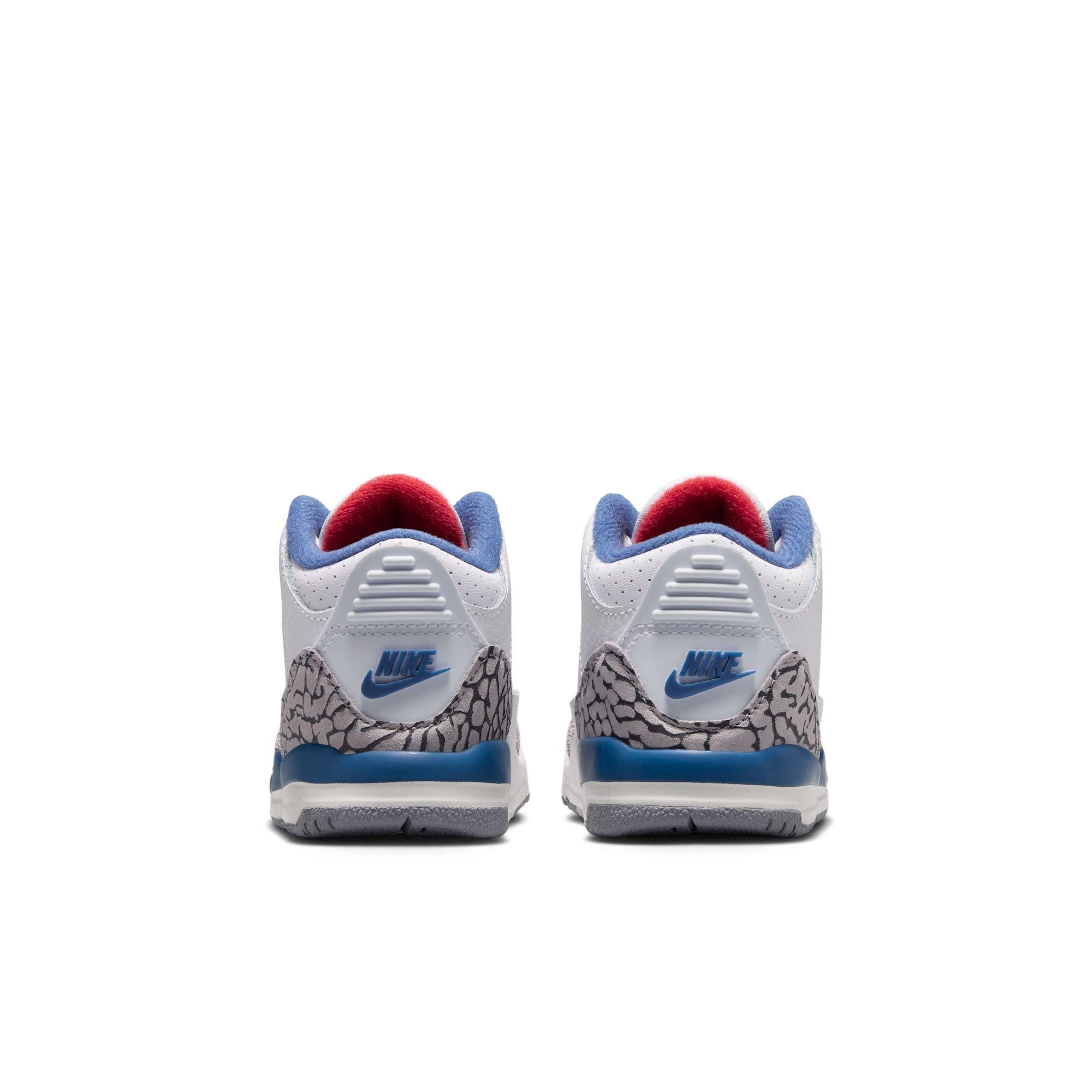 Jordan 3 Retro Toddler Kids' "True Blue" Shoe