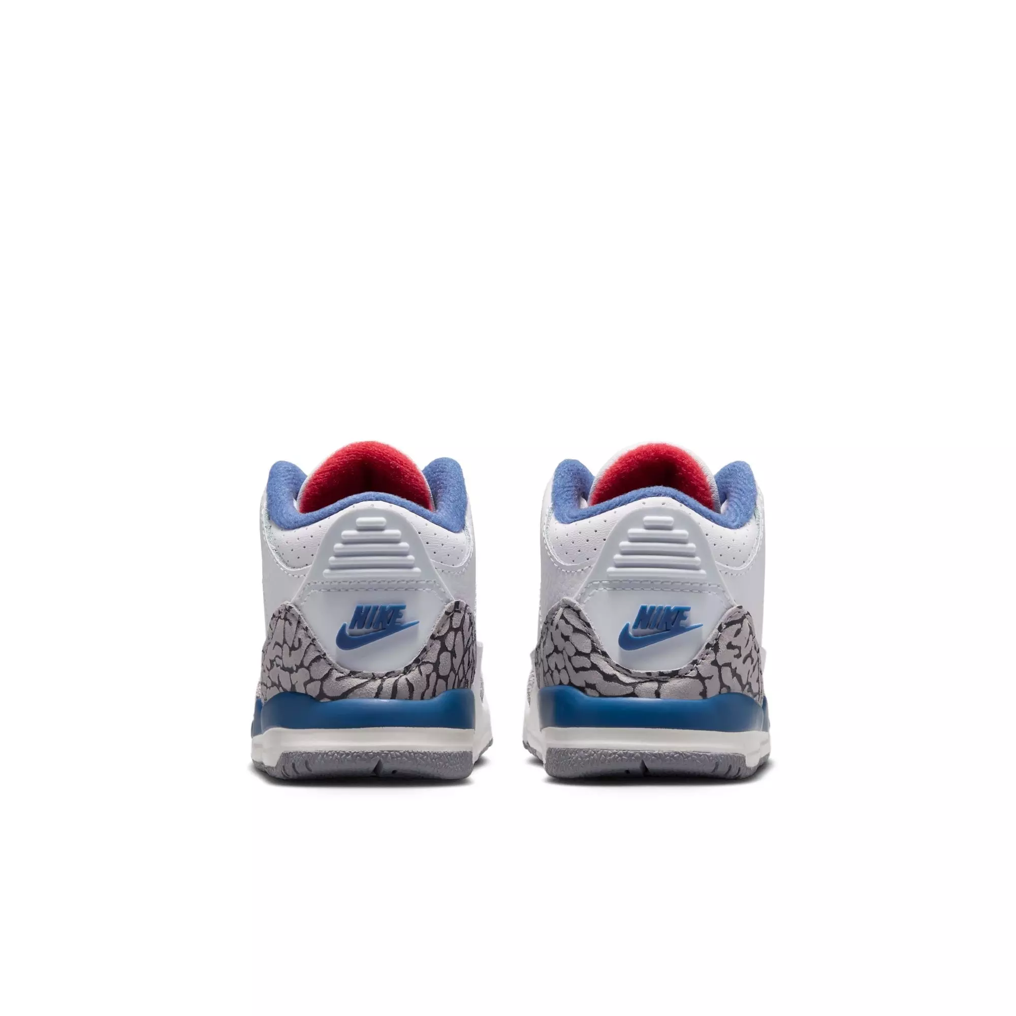 Jordan 3 Retro "True Blue" Toddler Kids' Shoe - WHITE/FIRE RED/TRUE BLUE