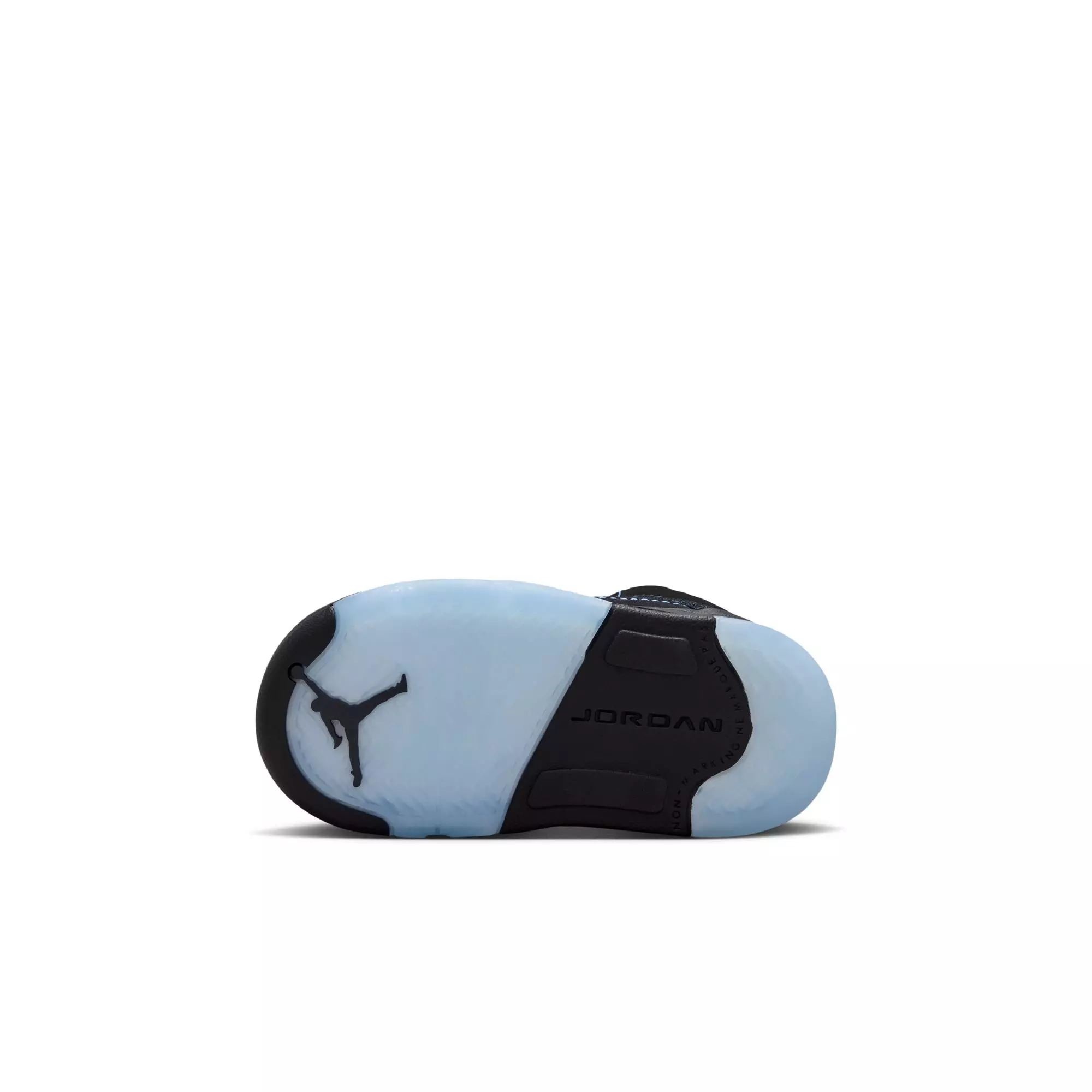 Jordan 5 Retro "Black Carolina" Toddler Kids' Shoe - BLACK/UNIVERSITY BLUE/WHITE