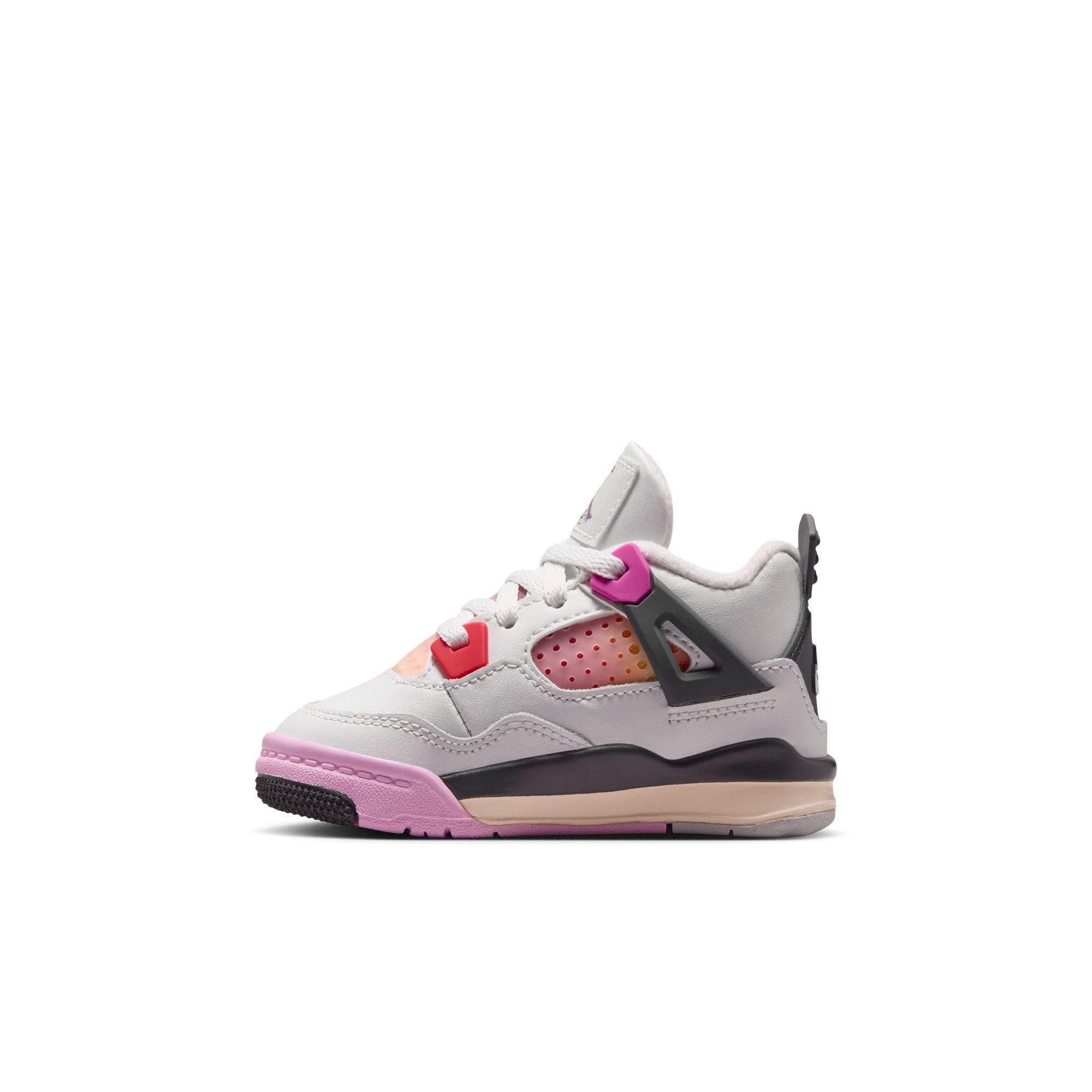 Jordan 4 Retro "Comic" Toddler Kids' Shoe - OFF WHITE/FIRE PINK/ANTHRACITE Thumbnail View 5