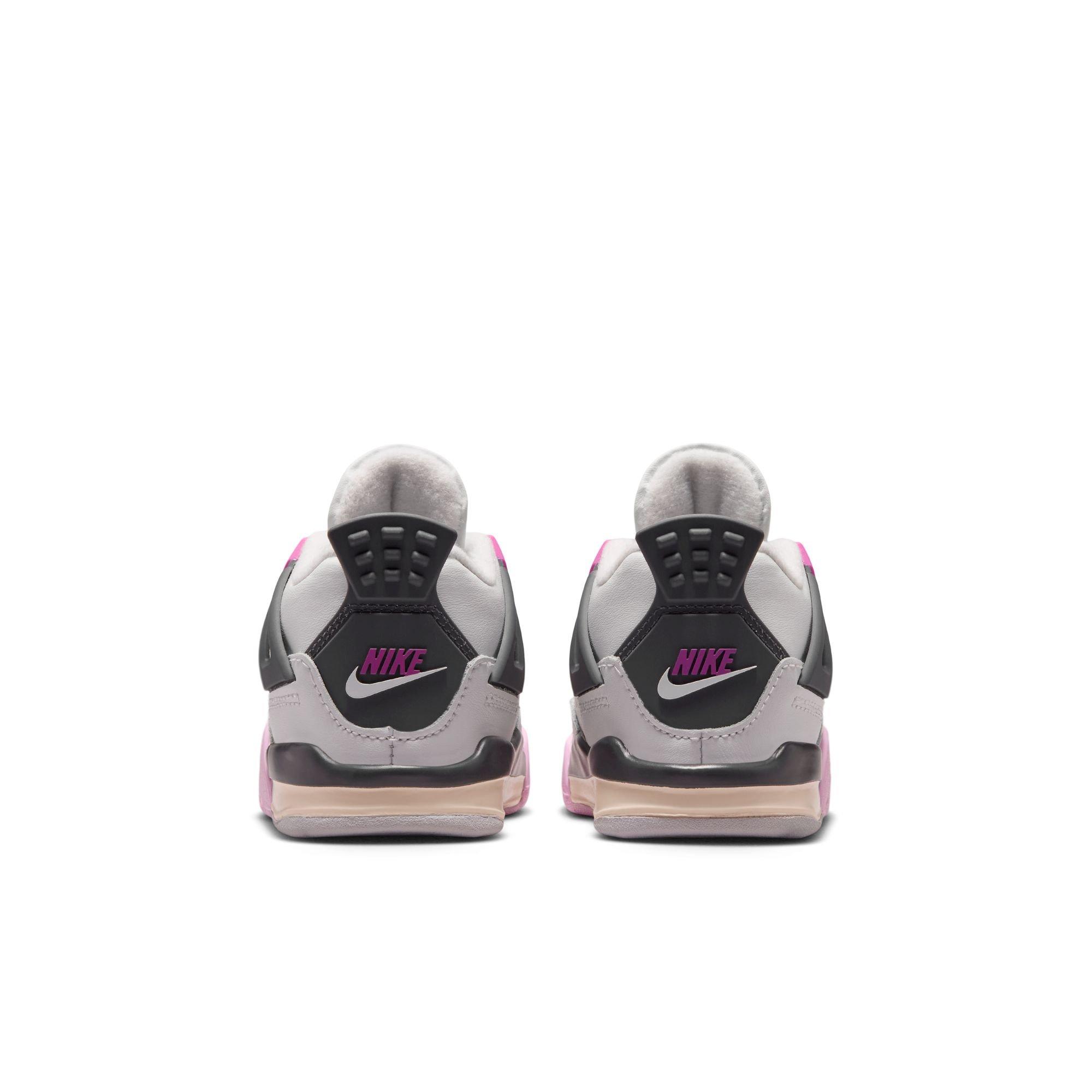 Jordan 4 Retro "Comic" Toddler Kids' Shoe - OFF WHITE/FIRE PINK/ANTHRACITE Thumbnail View 8