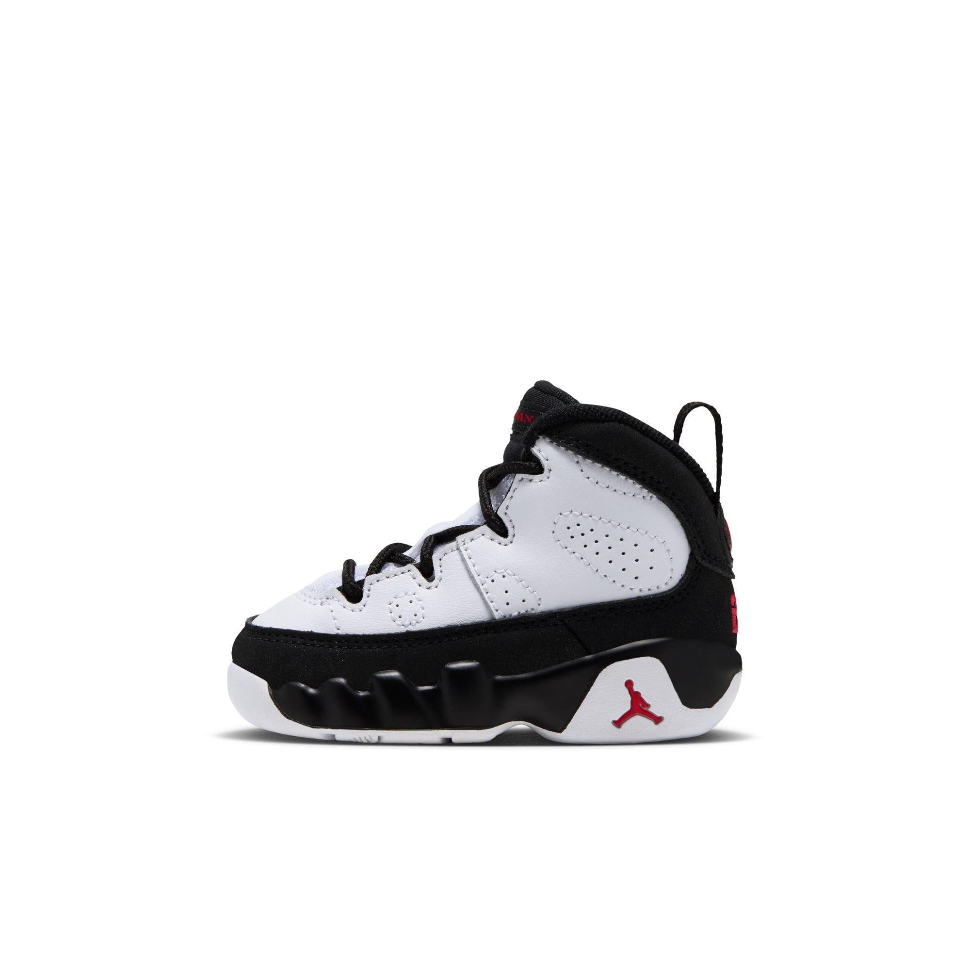 Jordan 9 Retro "Space Jam" Toddler Kids' Shoe - WHITE/TRUE RED/BLACK