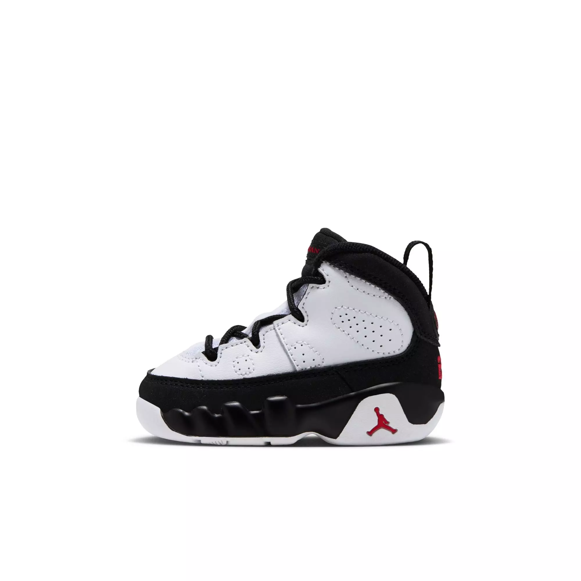 Jordan 9 Retro "Space Jam" Toddler Kids' Shoe - WHITE/TRUE RED/BLACK