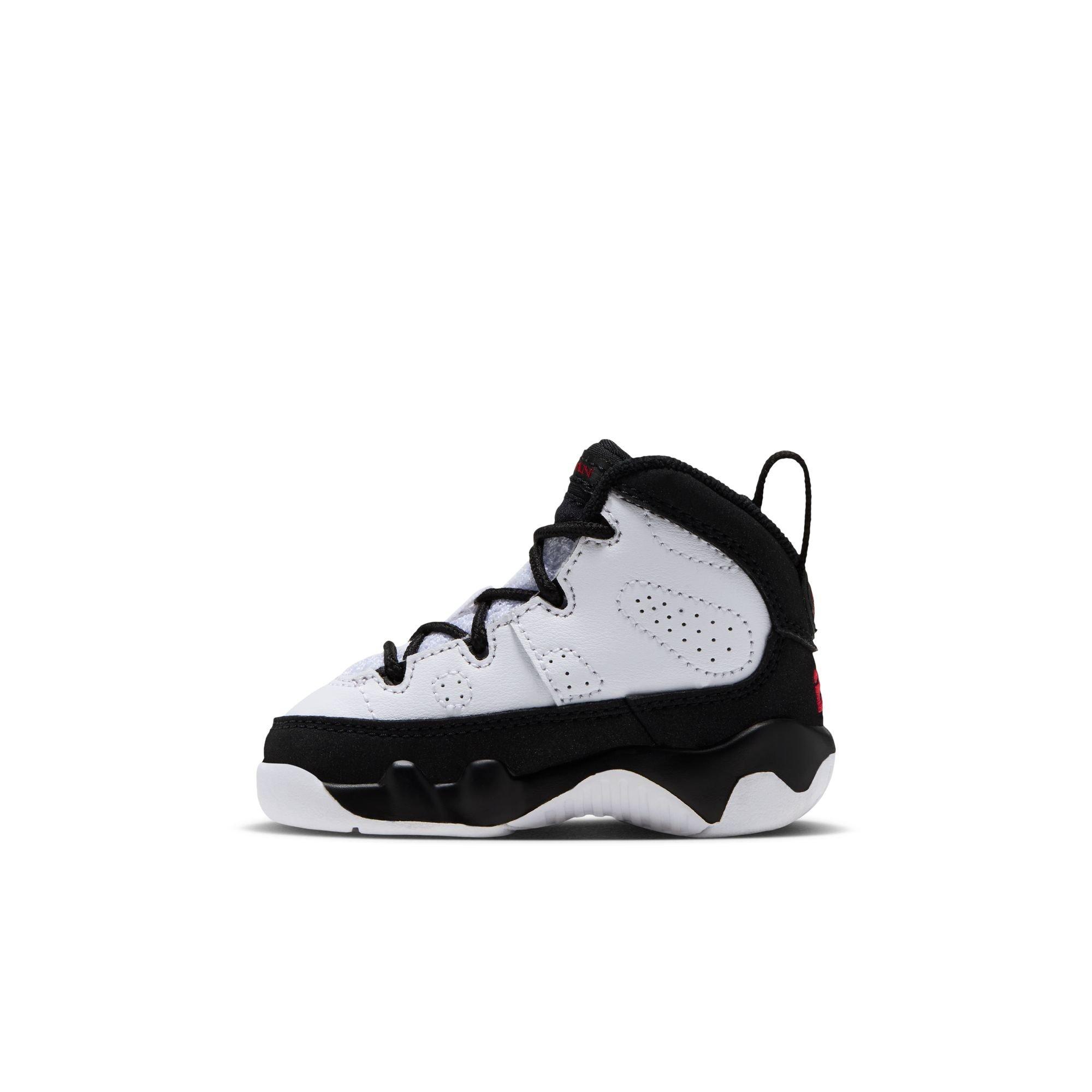Jordan 9 Retro "Space Jam" Toddler Kids' Shoe - WHITE/TRUE RED/BLACK