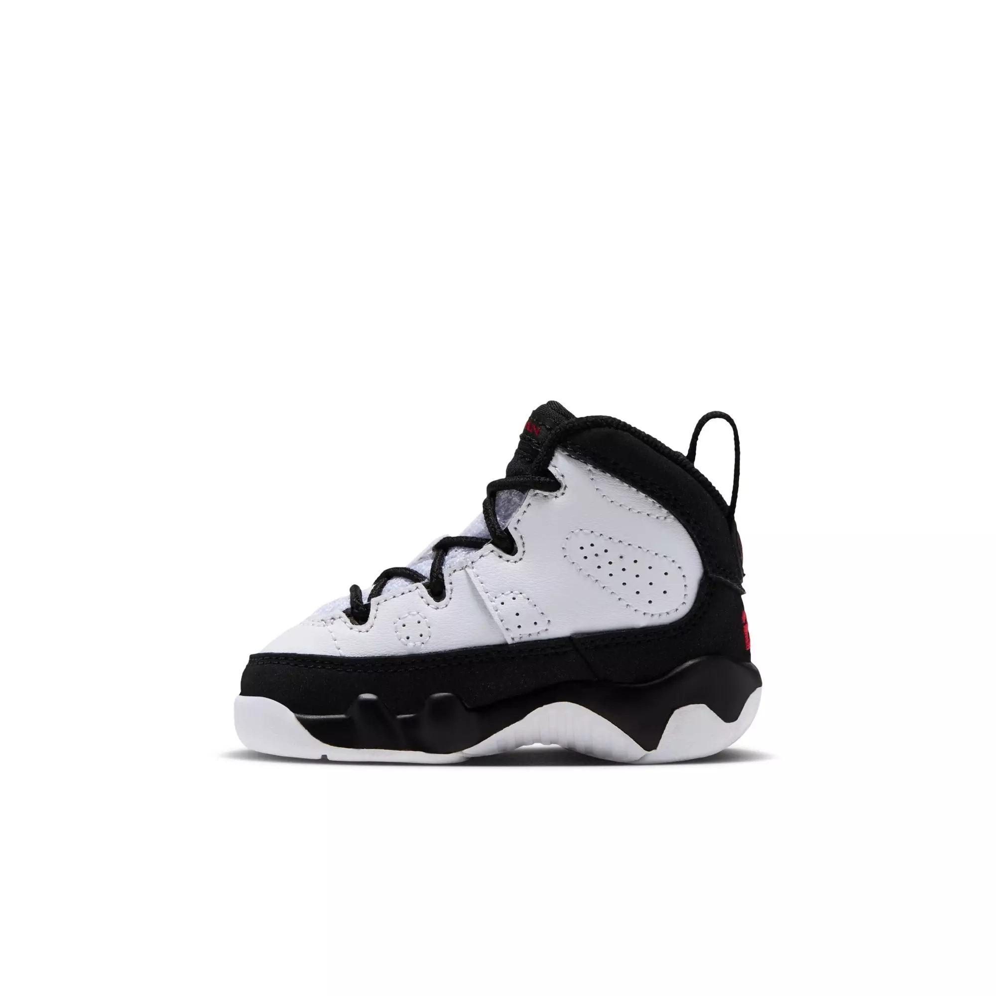 Jordan 9 Retro "Space Jam" Toddler Kids' Shoe - WHITE/TRUE RED/BLACK