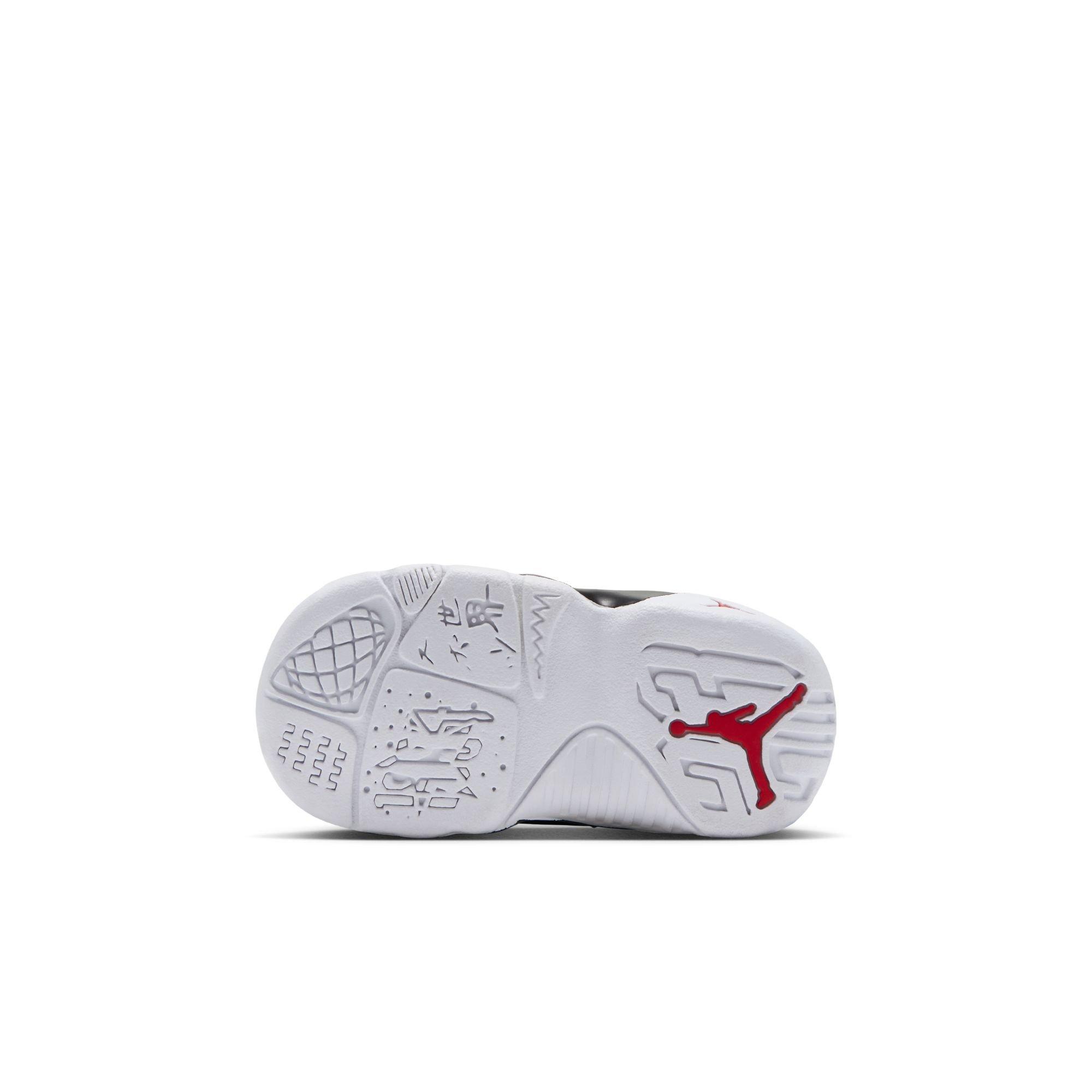Jordan 9 Retro "Space Jam" Toddler Kids' Shoe - WHITE/TRUE RED/BLACK