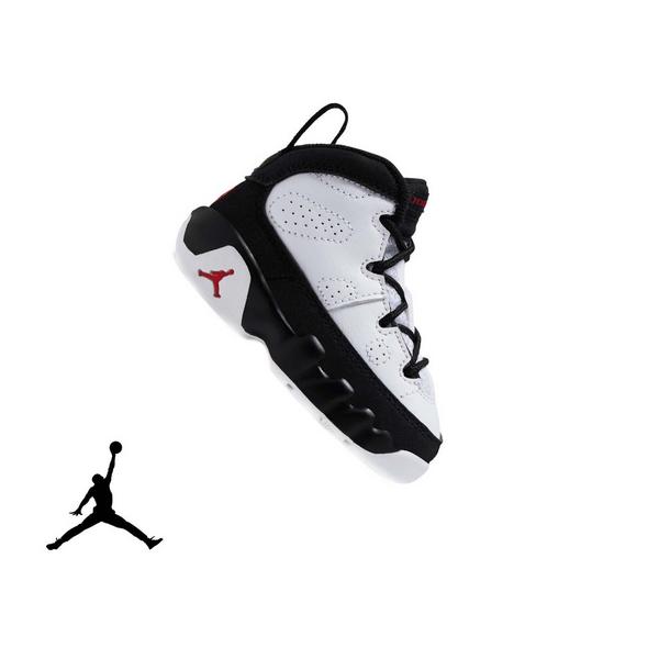 Jordan 9 Retro "Space Jam" Toddler Kids' Shoe - WHITE/TRUE RED/BLACK