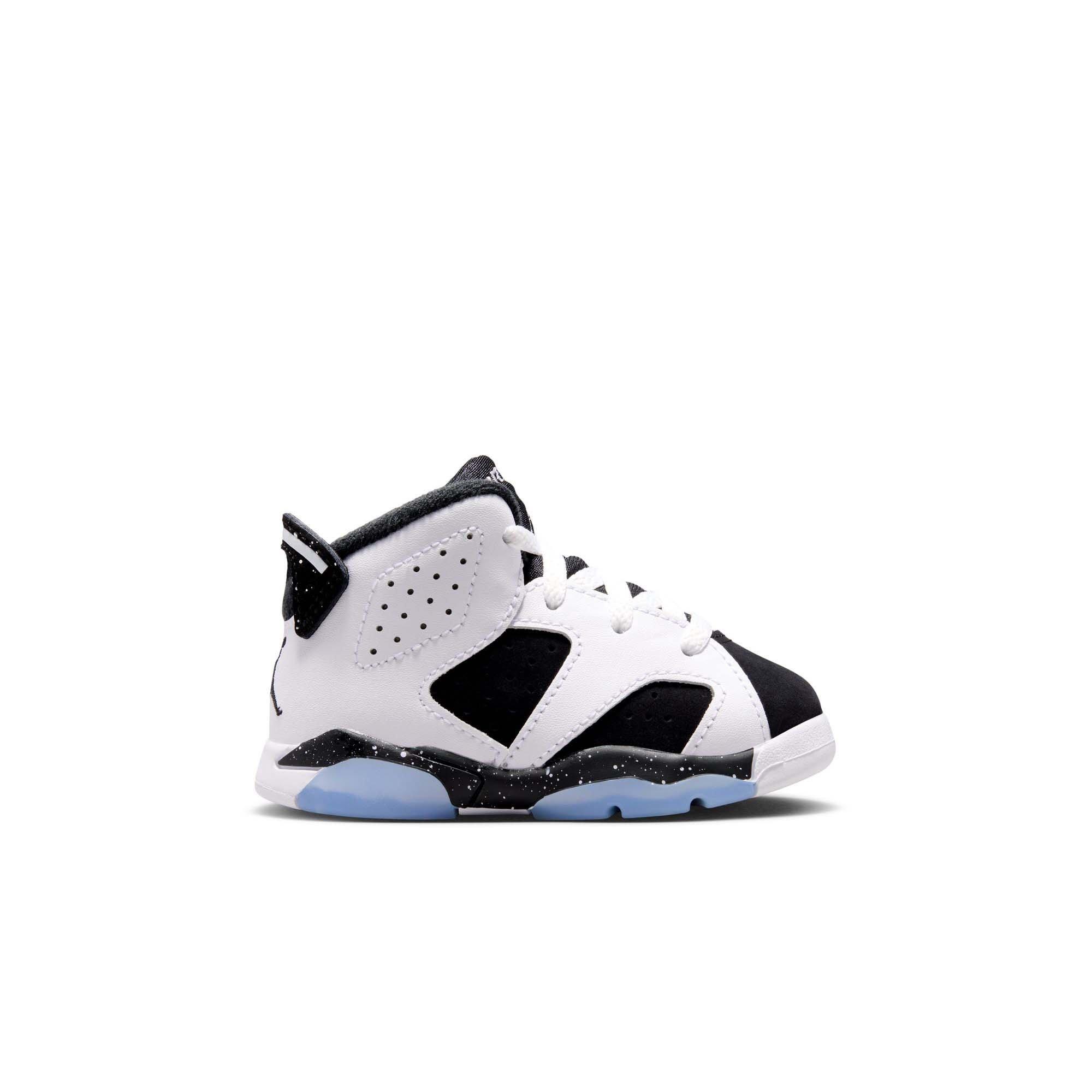 Jordan 6 Retro "Oreo" Toddler Kids' Shoe - WHITE/BLACK