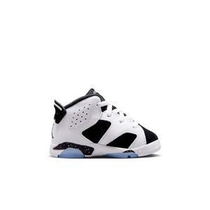 Jordan 6 Retro "Oreo" Toddler Kids' Shoe - WHITE/BLACK