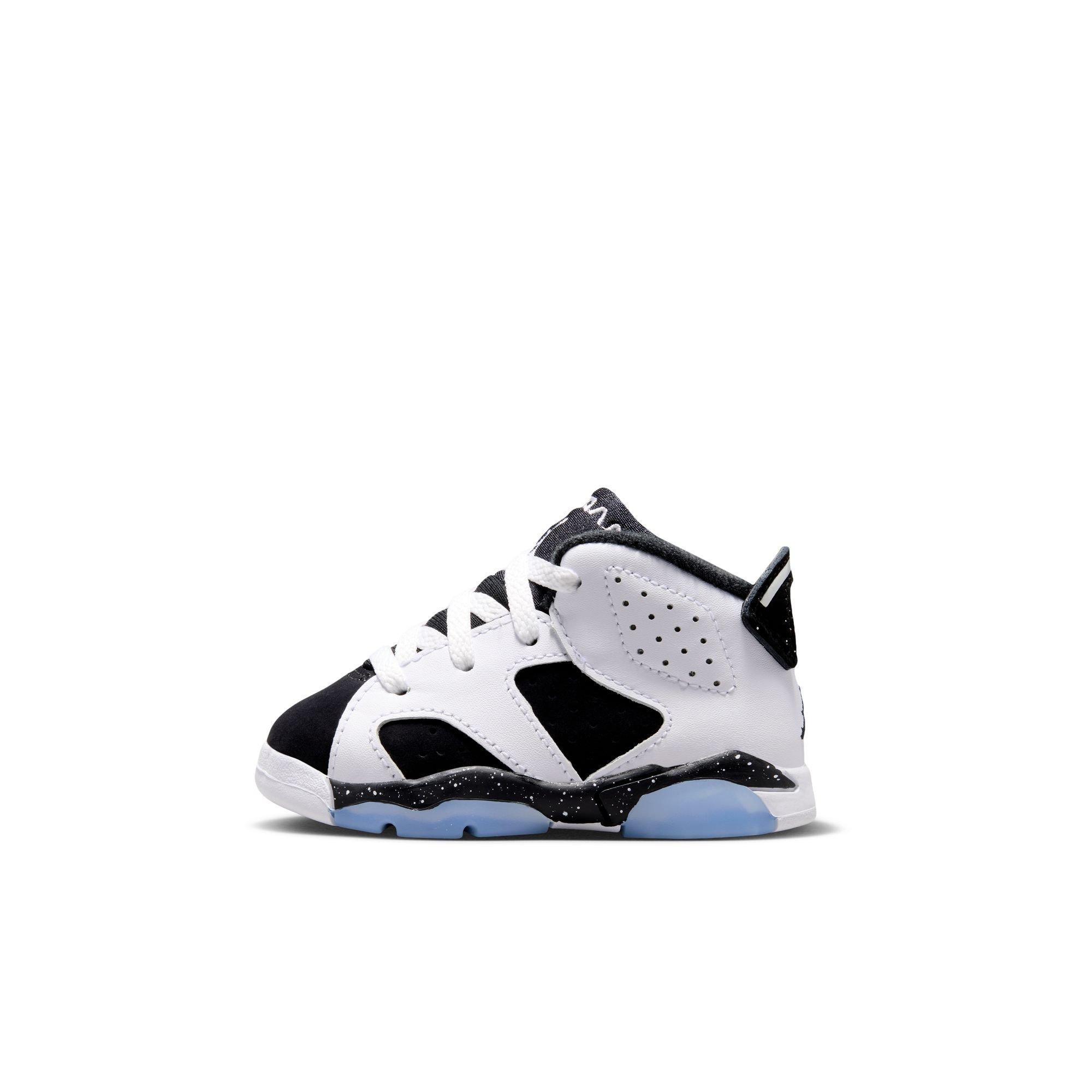 Jordan 6 Retro "Oreo" Toddler Kids' Shoe - WHITE/BLACK