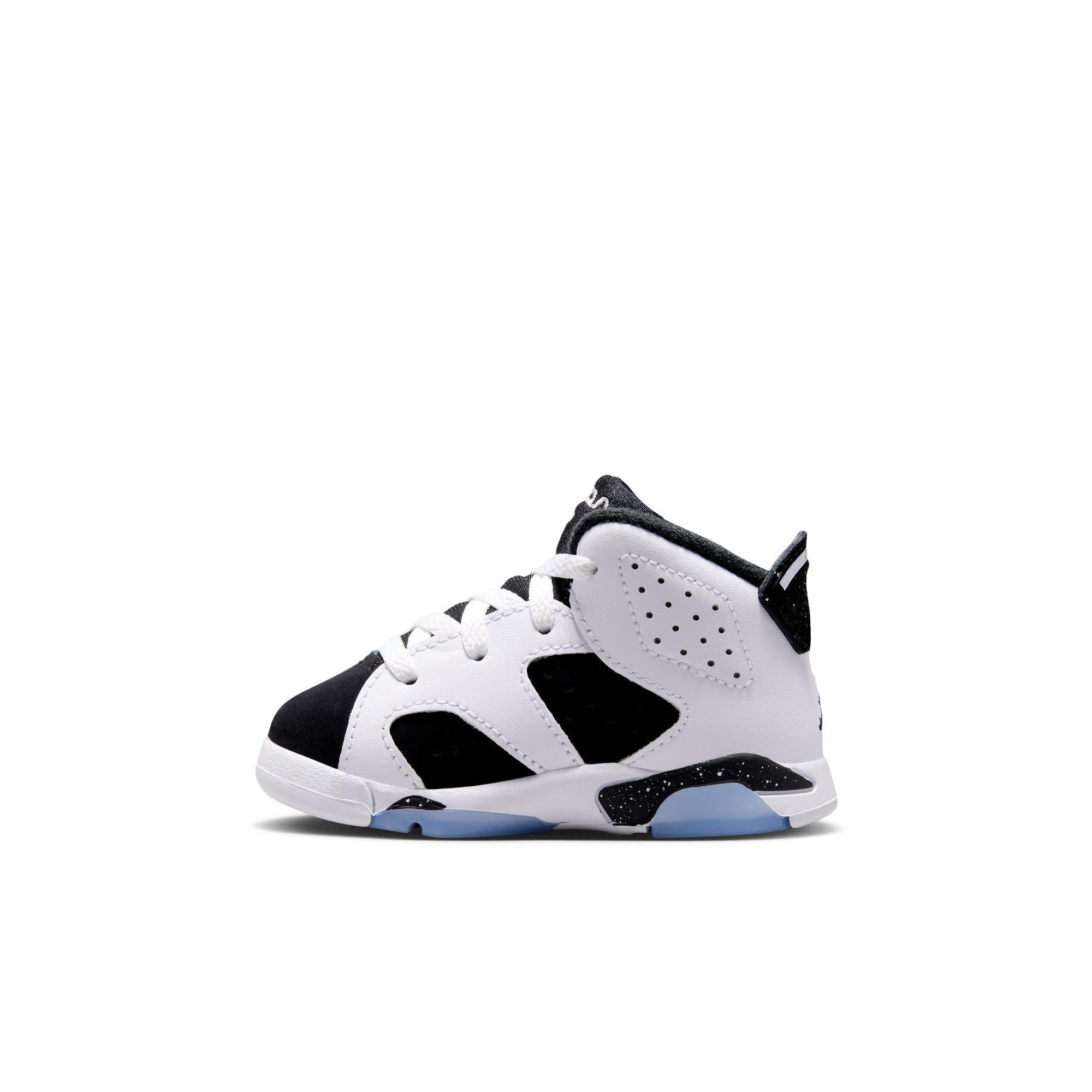 Jordan 6 Retro "Oreo" Toddler Kids' Shoe - WHITE/BLACK
