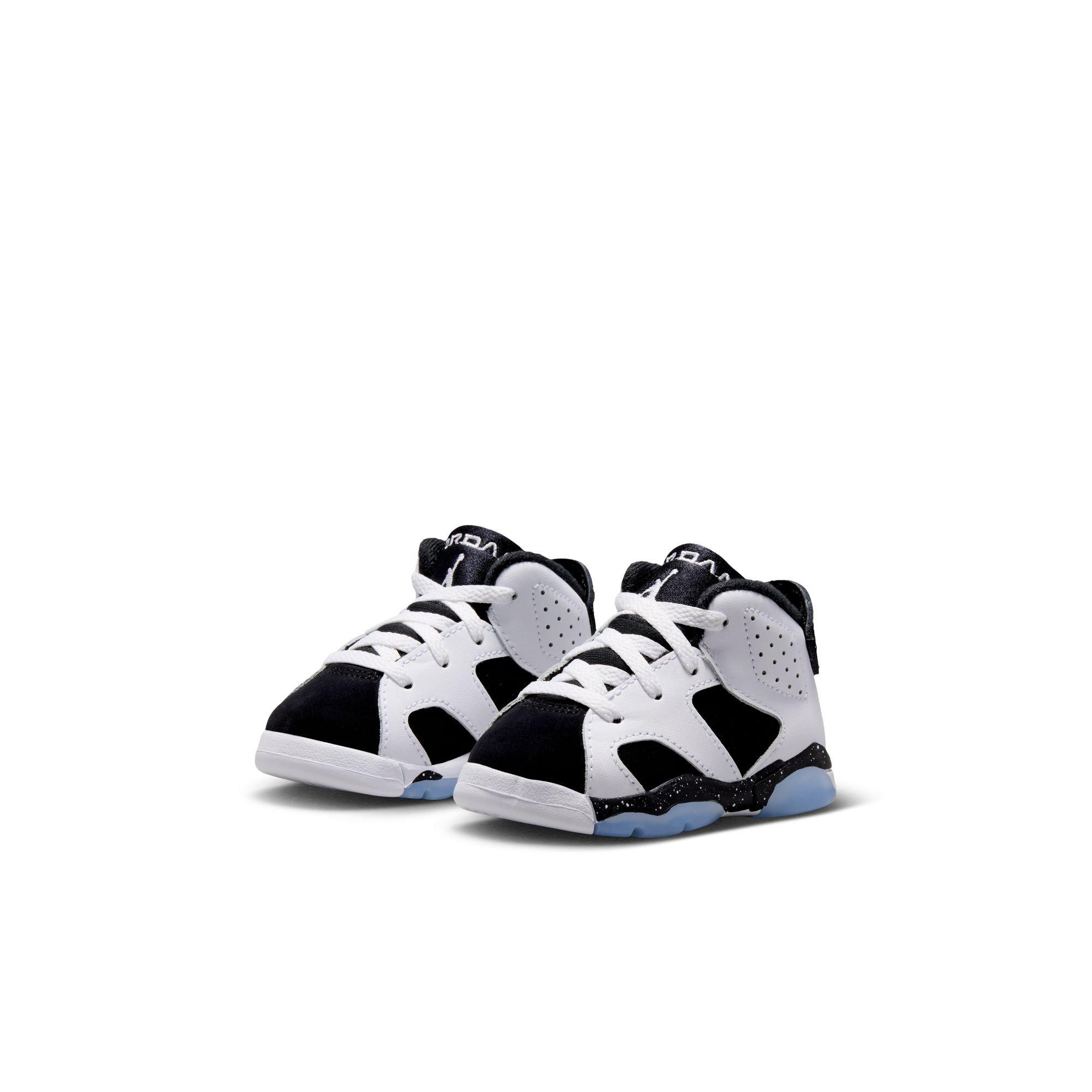 Jordan 6 Retro "Oreo" Toddler Kids' Shoe - WHITE/BLACK