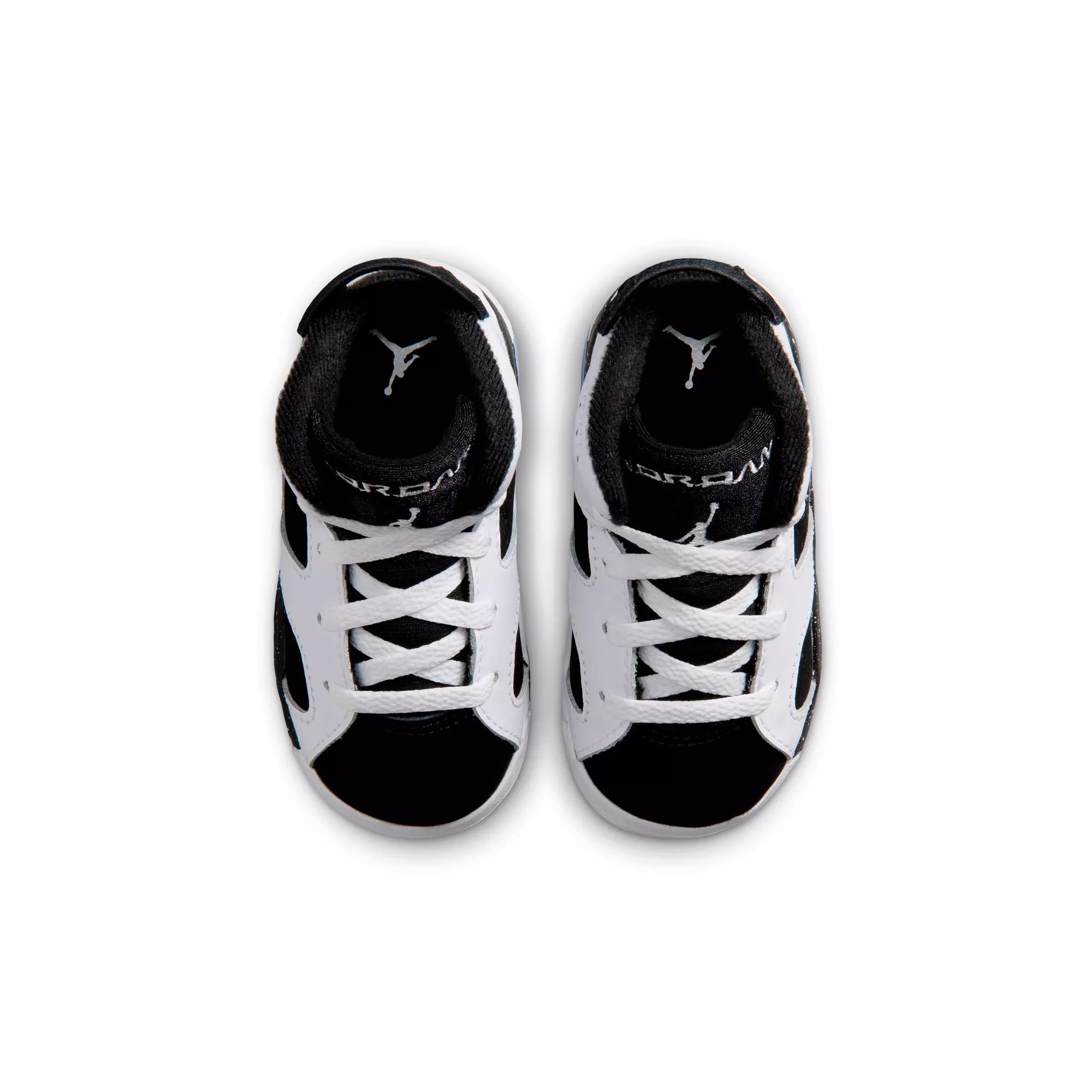 Jordan 6 Retro "Oreo" Toddler Kids' Shoe - WHITE/BLACK