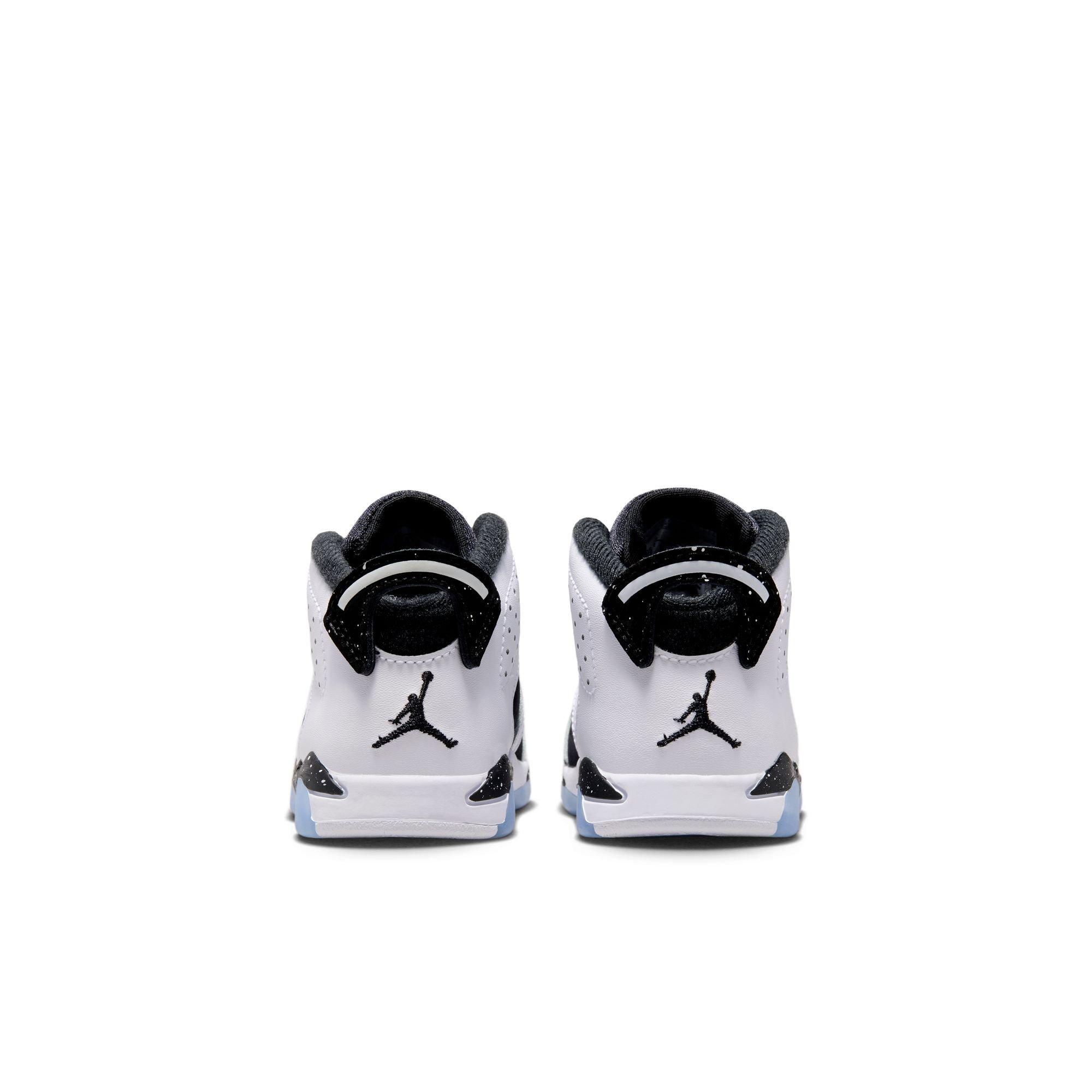 Jordan 6 Retro "Oreo" Toddler Kids' Shoe - WHITE/BLACK