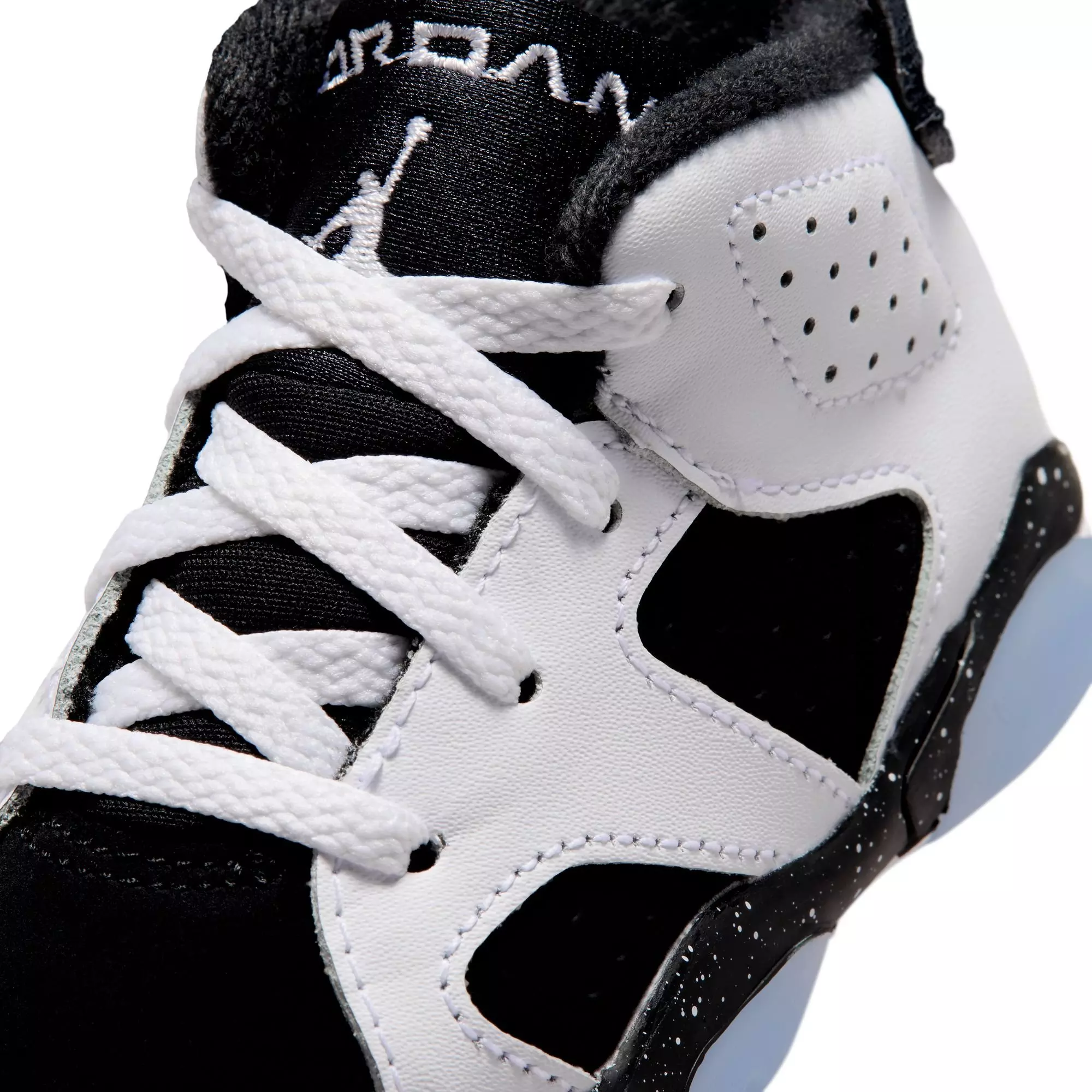 Jordan 6 Retro "Oreo" Toddler Kids' Shoe - WHITE/BLACK