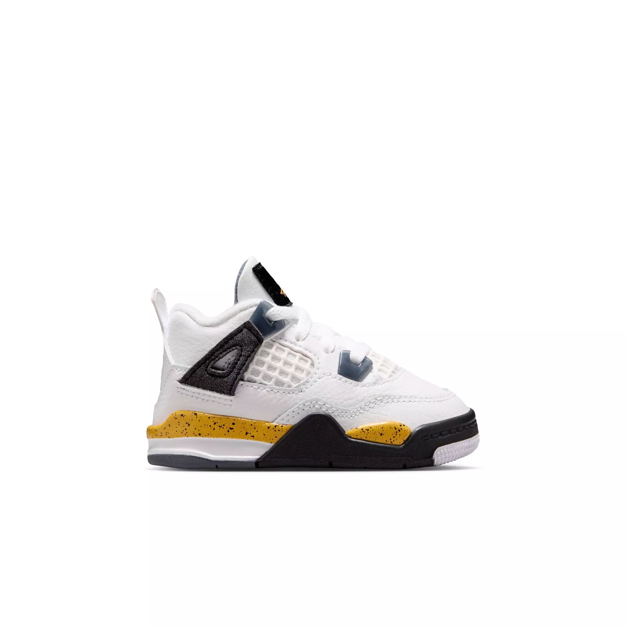 Jordan 4 Retro "Tour Yellow" Toddler Kids' Shoe - WHITE/TOUR YELLOW/DARK BLUE GREY/BLACK