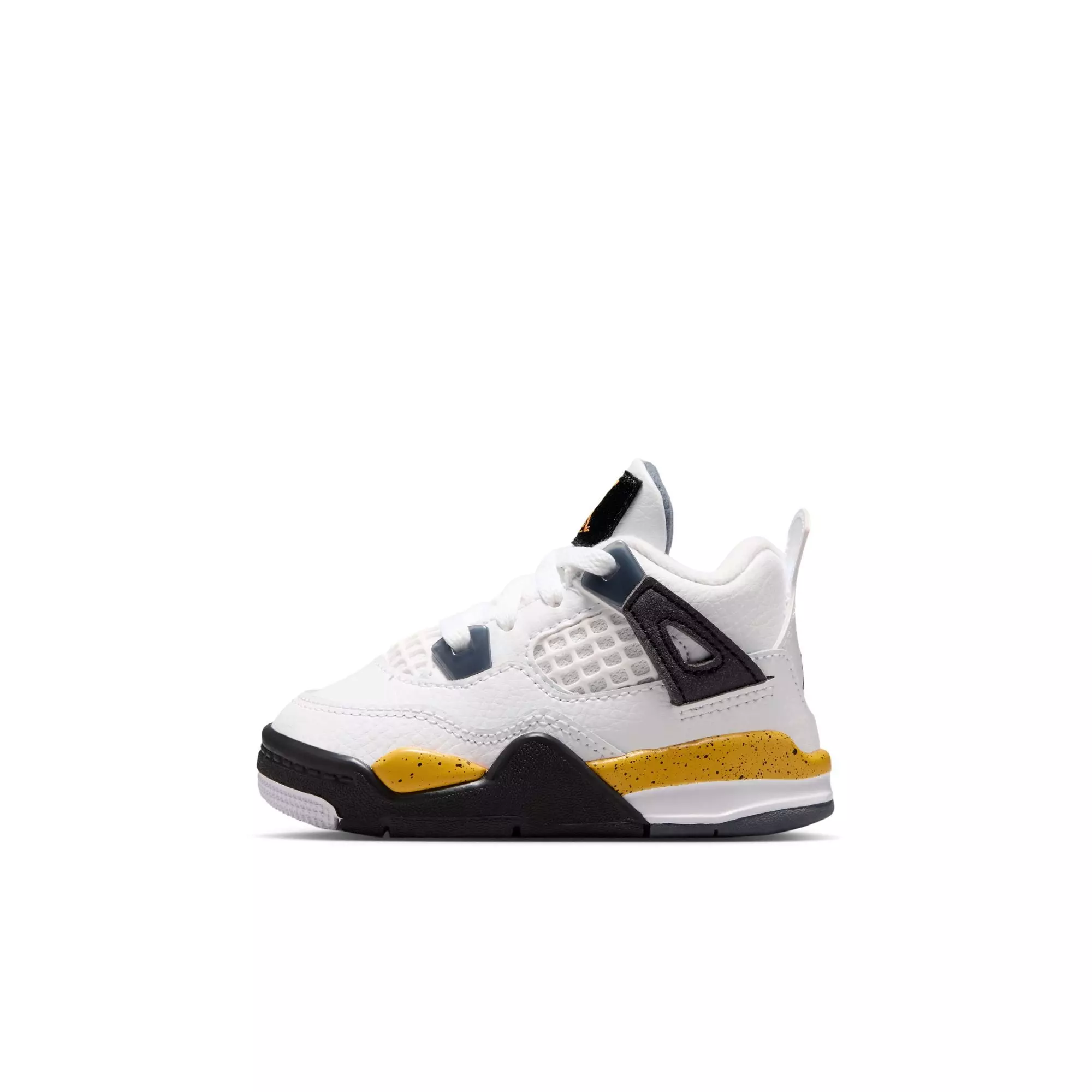 Jordan 4 Retro "Tour Yellow" Toddler Kids' Shoe - WHITE/TOUR YELLOW/DARK BLUE GREY/BLACK