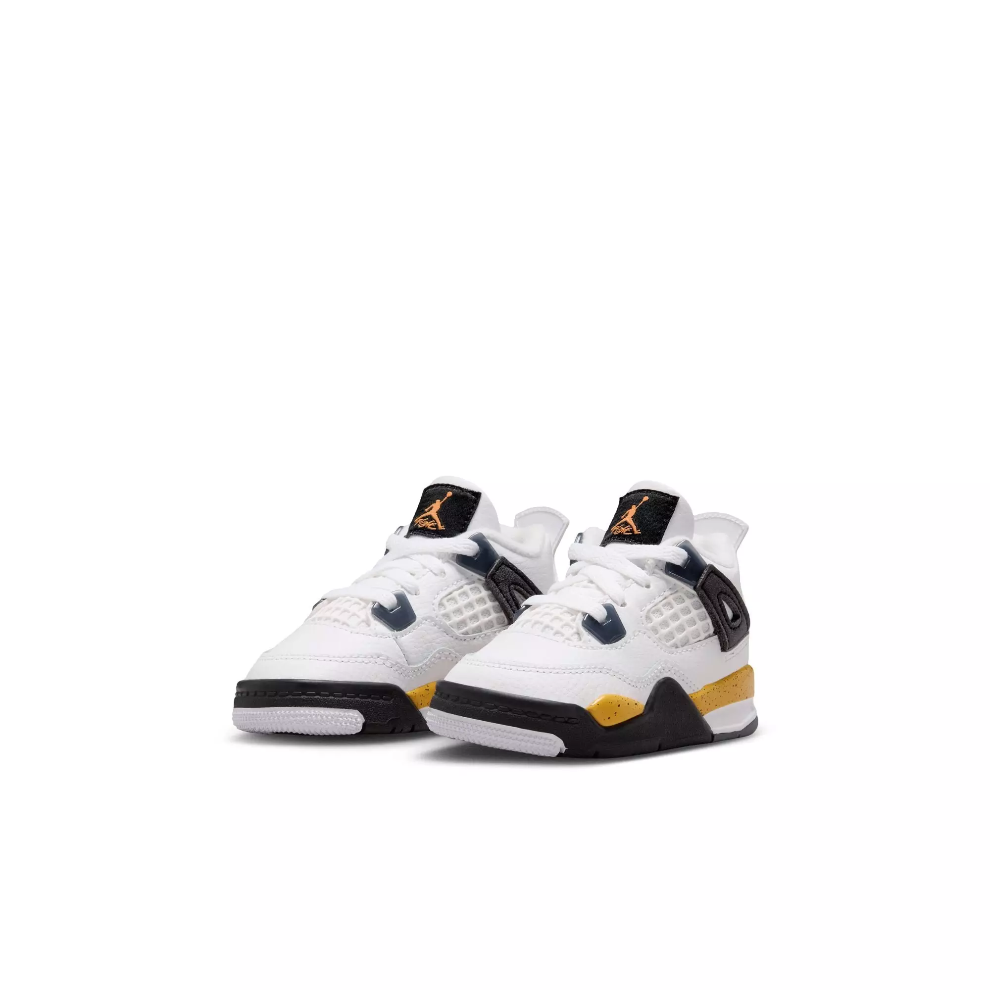Jordan 4 Retro "Tour Yellow" Toddler Kids' Shoe - WHITE/TOUR YELLOW/DARK BLUE GREY/BLACK