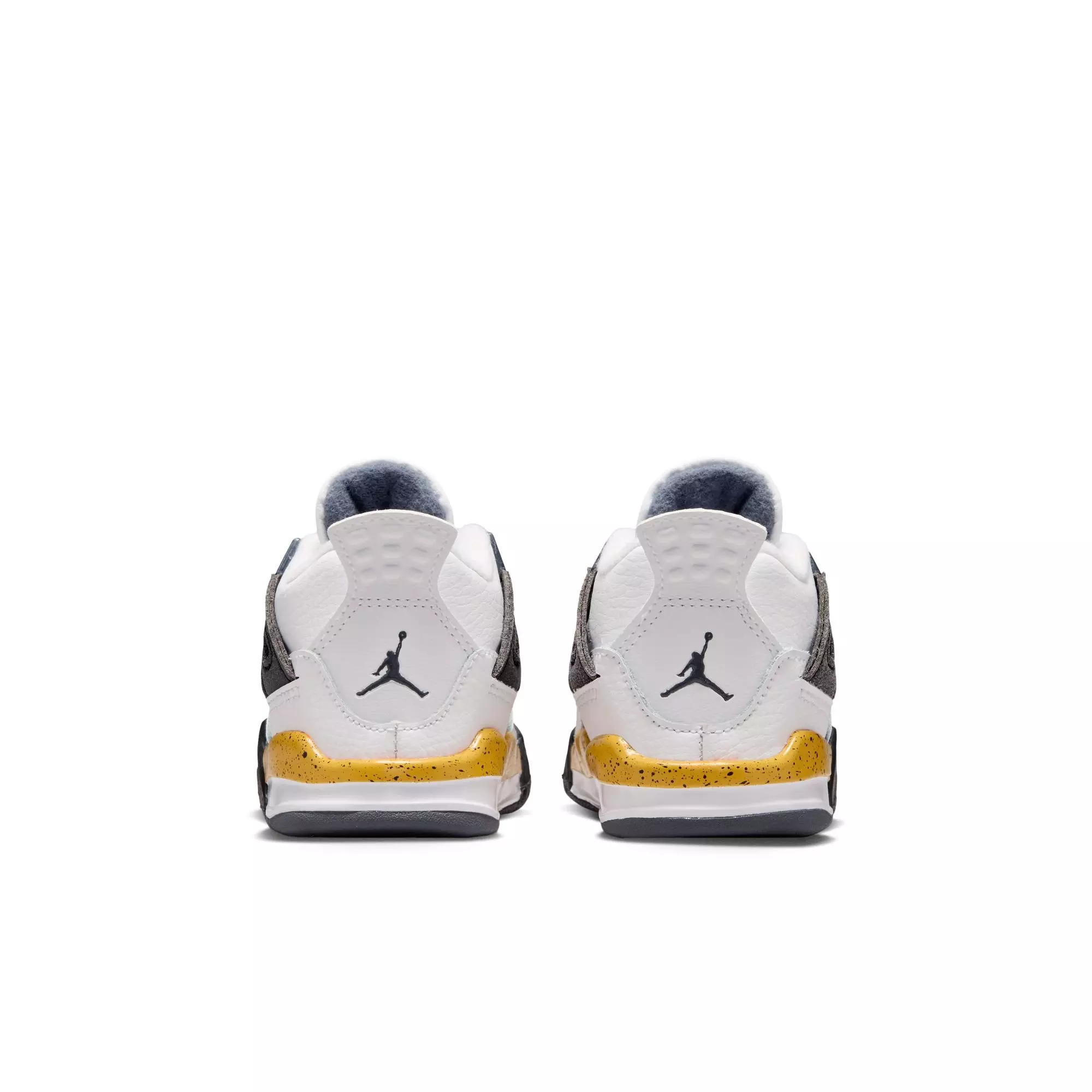 Jordan 4 Retro "Tour Yellow" Toddler Kids' Shoe - WHITE/TOUR YELLOW/DARK BLUE GREY/BLACK