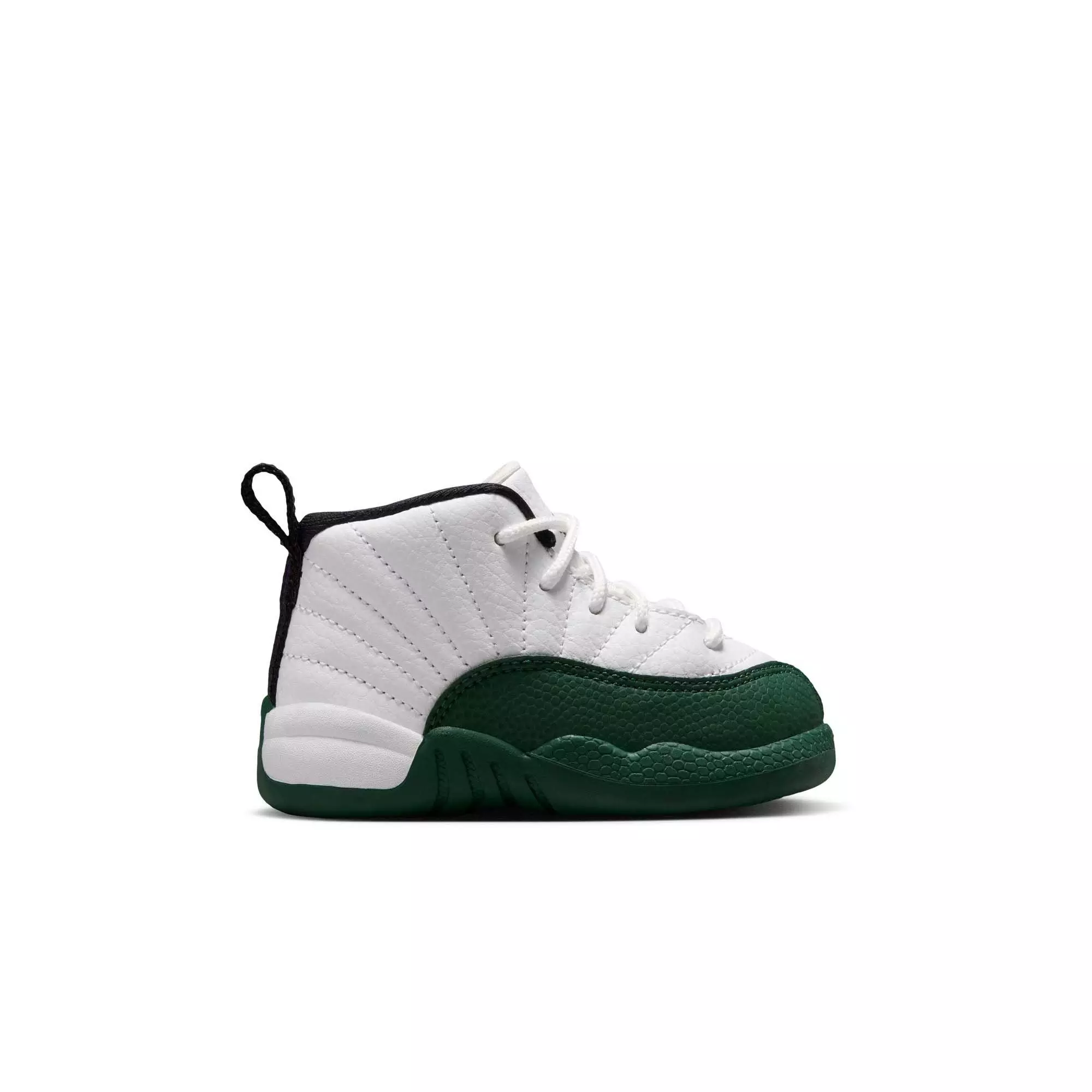 Jordan 12 Retro "Idols Become Rivals" Toddler Kids' Shoe - SUMMIT WHITE/GORGE GREEN/FIERCE PURPLE