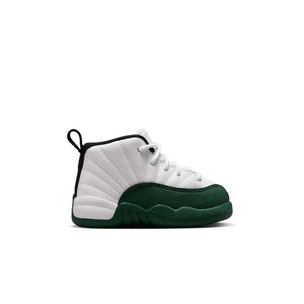 Jordan 12 Retro "Idols Become Rivals" Toddler Kids' Shoe - SUMMIT WHITE/GORGE GREEN/FIERCE PURPLE