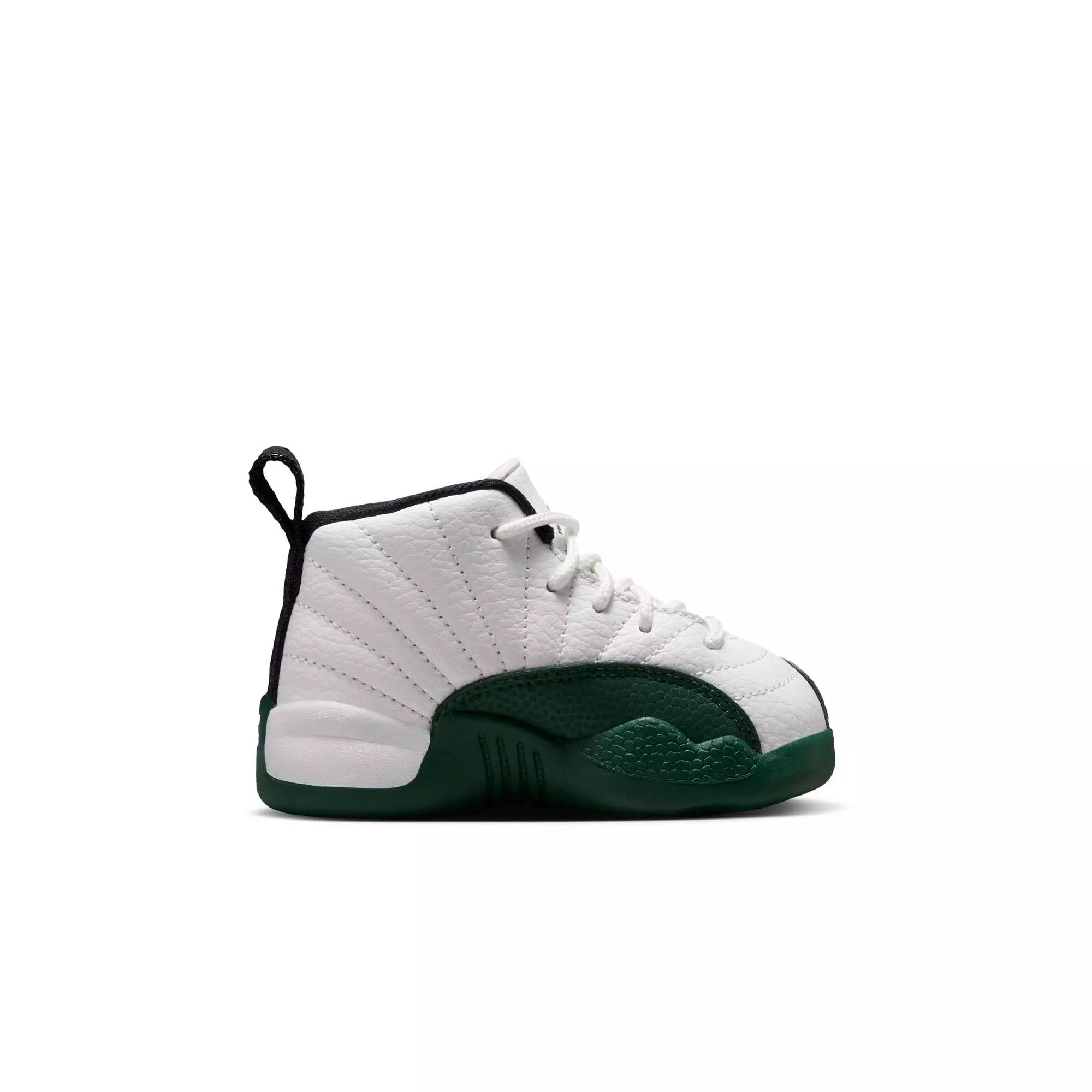 Jordan 12 Retro "Idols Become Rivals" Toddler Kids' Shoe - SUMMIT WHITE/GORGE GREEN/FIERCE PURPLE