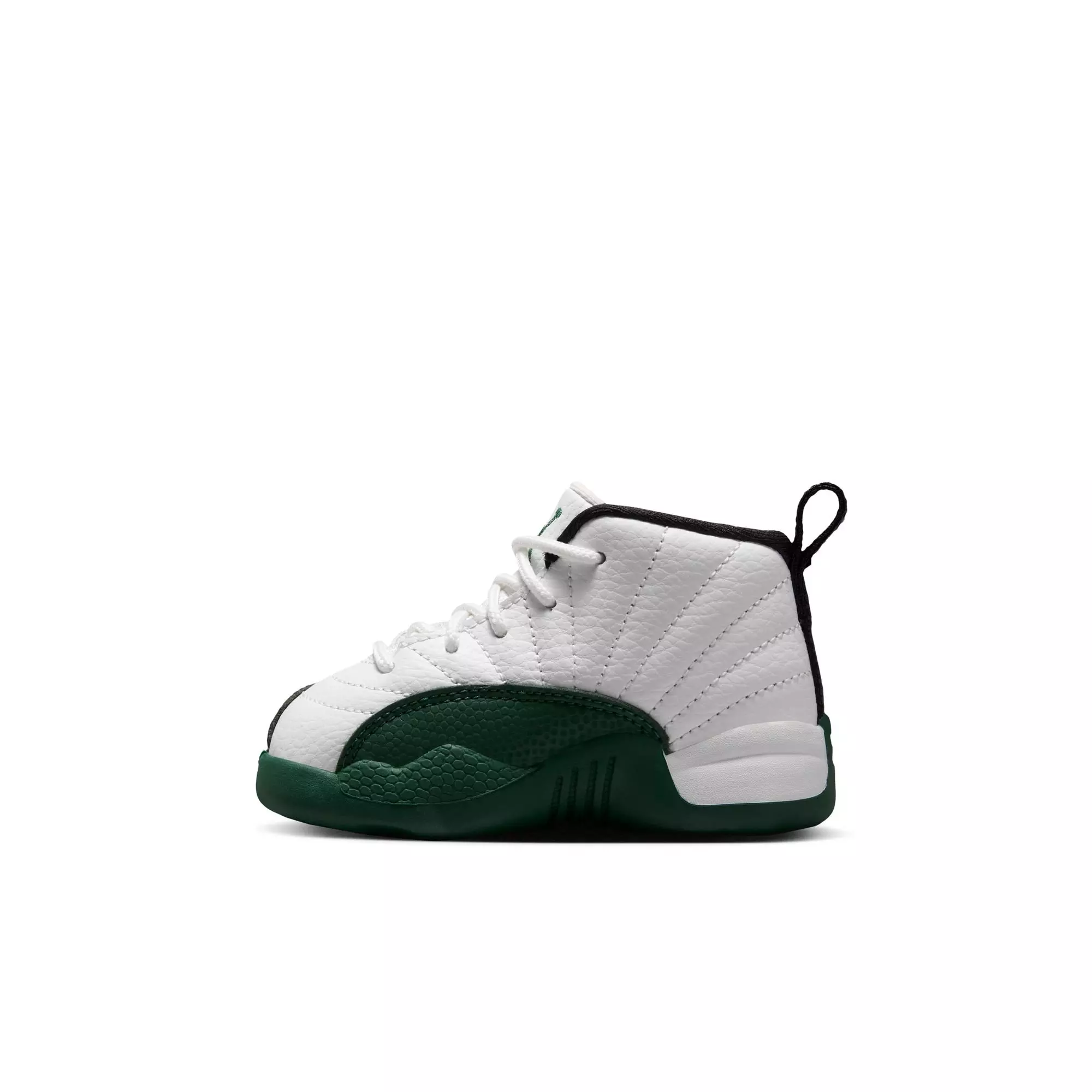Jordan 12 Retro "Idols Become Rivals" Toddler Kids' Shoe - SUMMIT WHITE/GORGE GREEN/FIERCE PURPLE