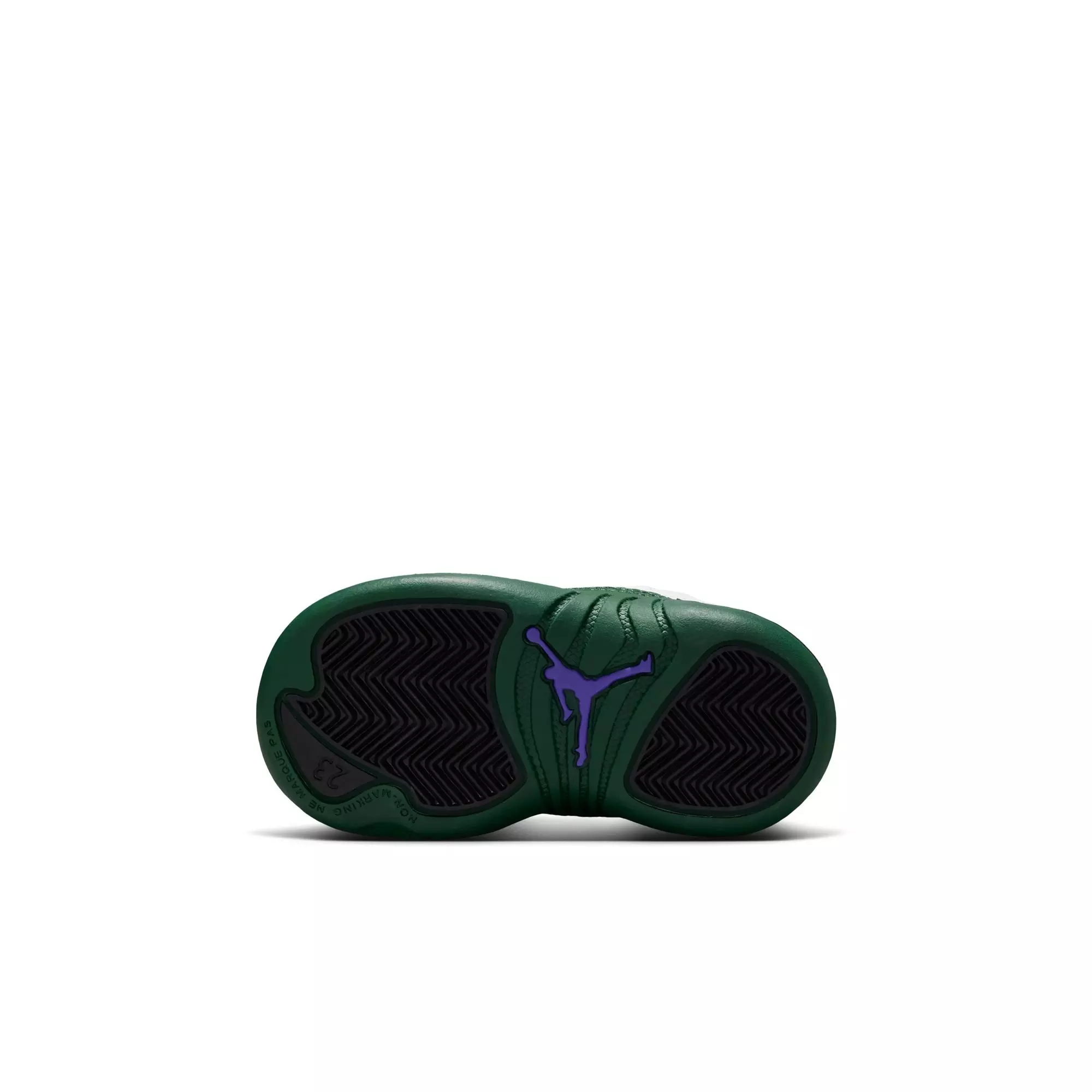 Jordan 12 Retro "Idols Become Rivals" Toddler Kids' Shoe - SUMMIT WHITE/GORGE GREEN/FIERCE PURPLE