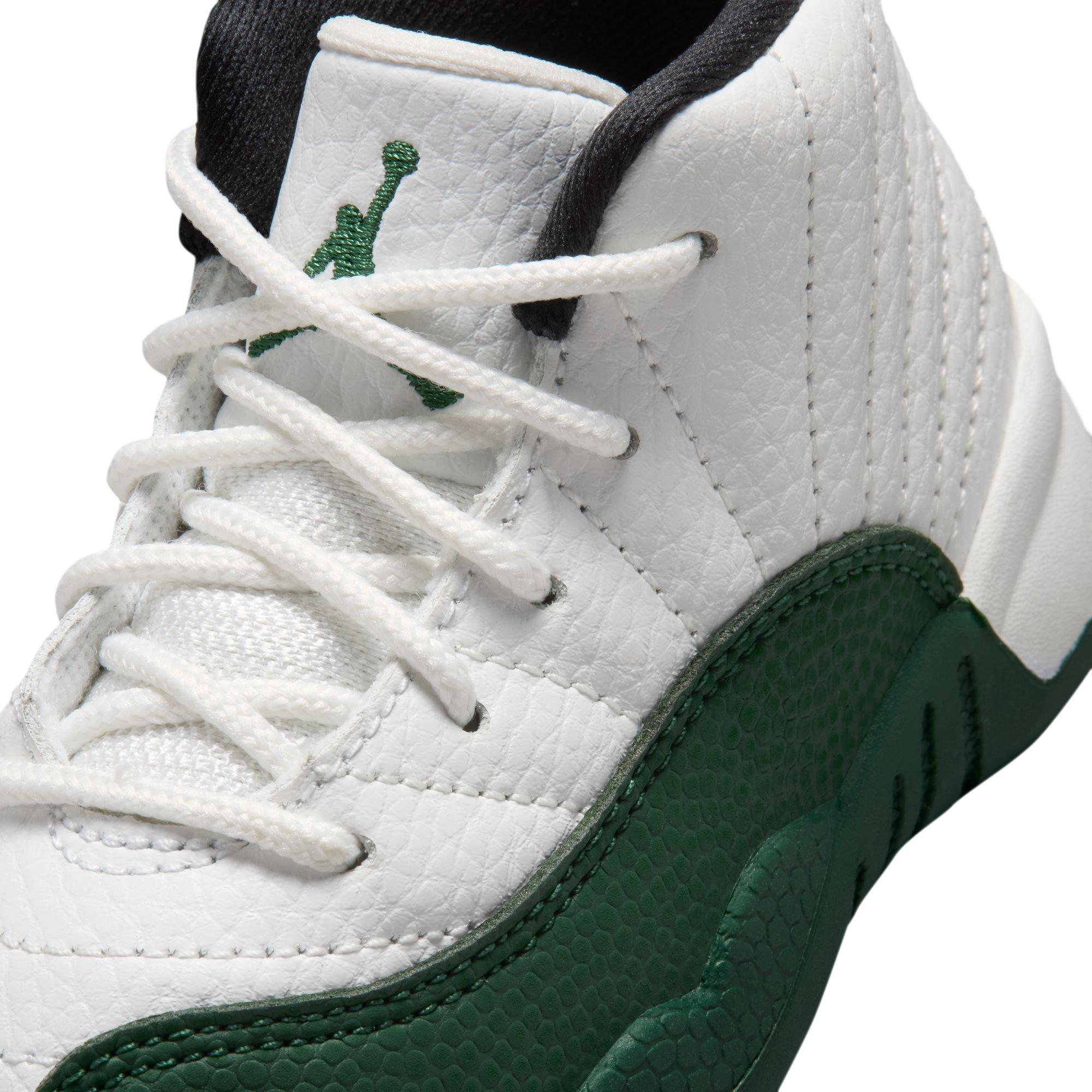 Jordan 12 Retro "Idols Become Rivals" Toddler Kids' Shoe - SUMMIT WHITE/GORGE GREEN/FIERCE PURPLE