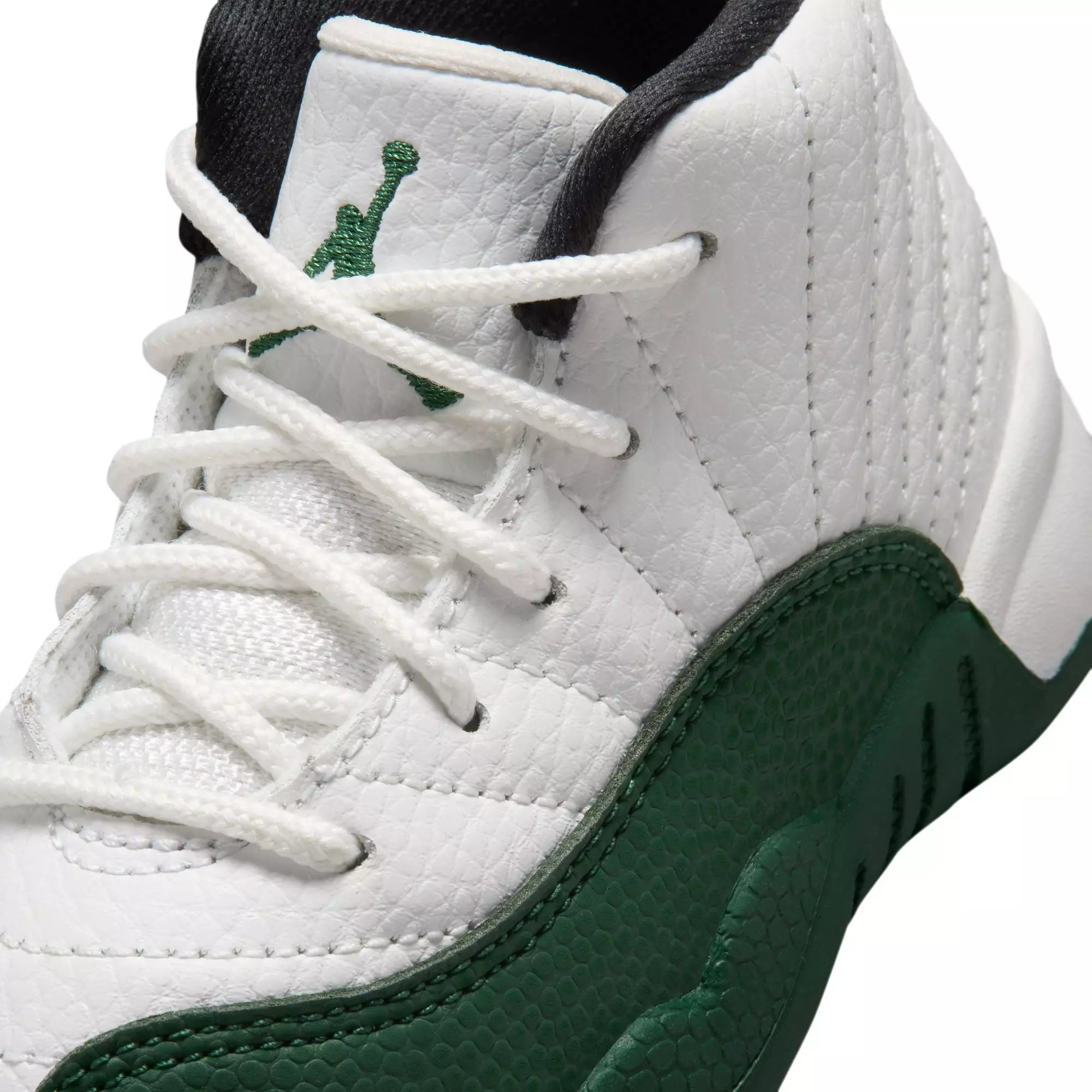 Jordan 12 Retro "Idols Become Rivals" Toddler Kids' Shoe - SUMMIT WHITE/GORGE GREEN/FIERCE PURPLE