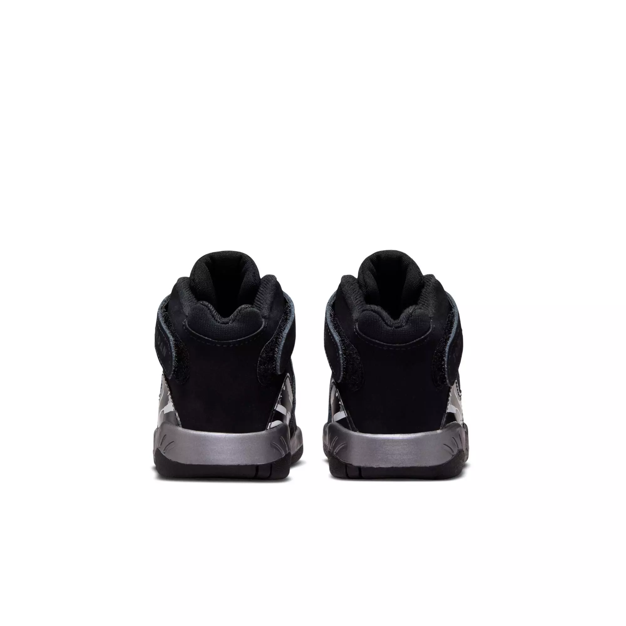 Jordan 8 Retro "Chrome" Toddler Kids' Shoe - BLACK/WHITE/LT GRAPHITE