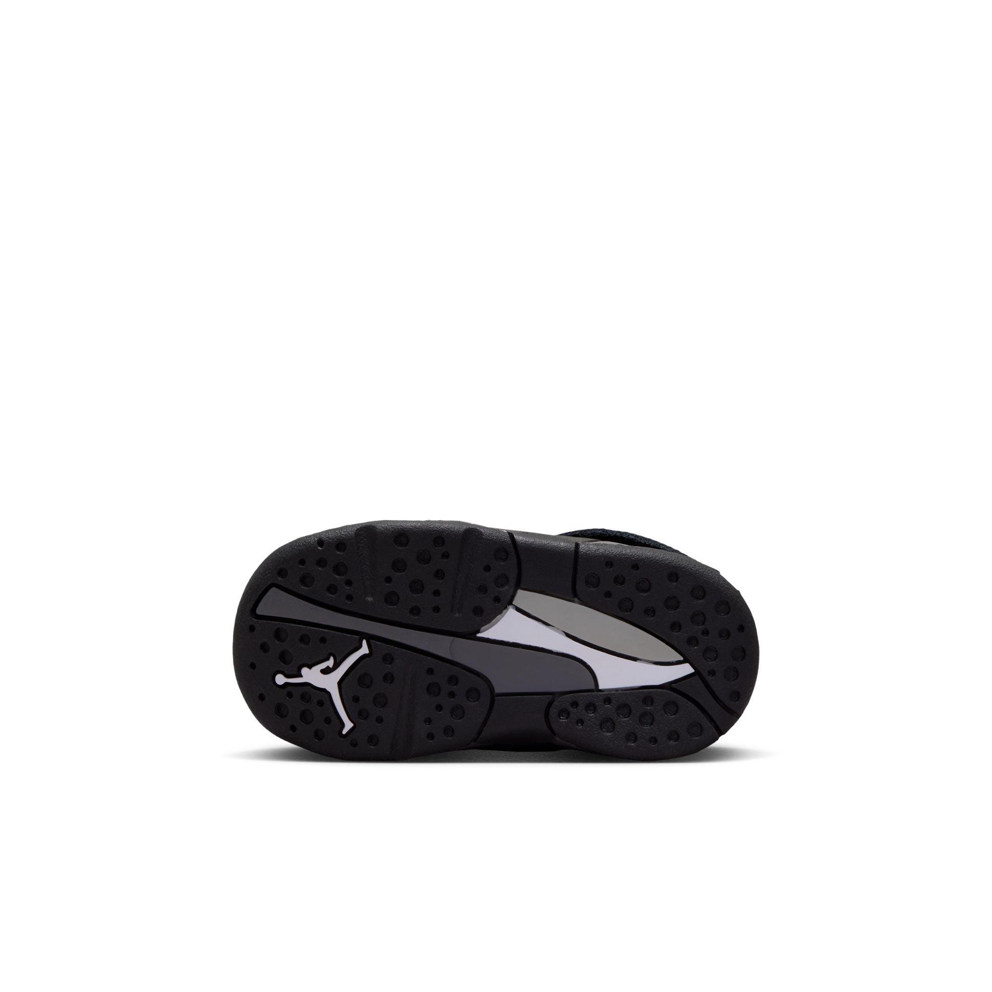 Jordan 8 Retro "Chrome" Toddler Kids' Shoe - BLACK/WHITE/LT GRAPHITE