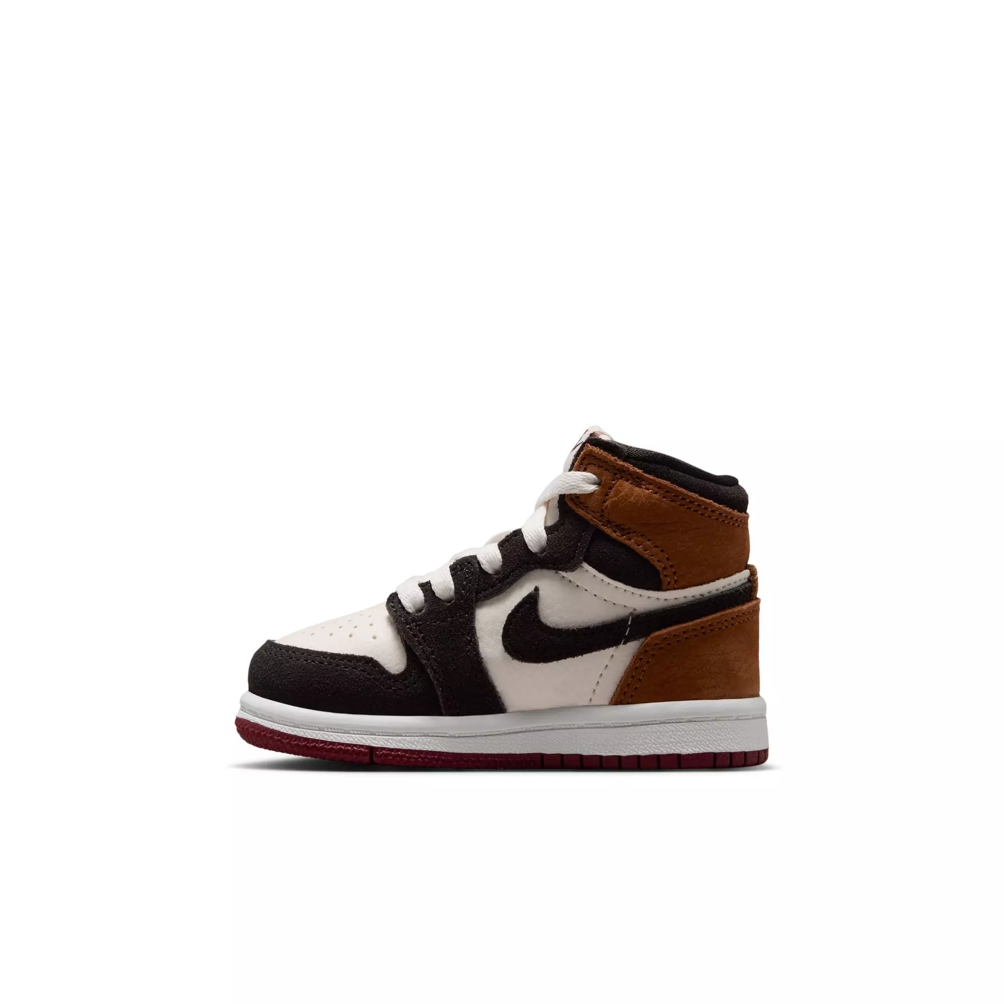 Jordan 1 Retro High OG "Love Letter" Toddler Kids' Shoe - SHADOW BROWN/TEAM RED/BRITISH TAN