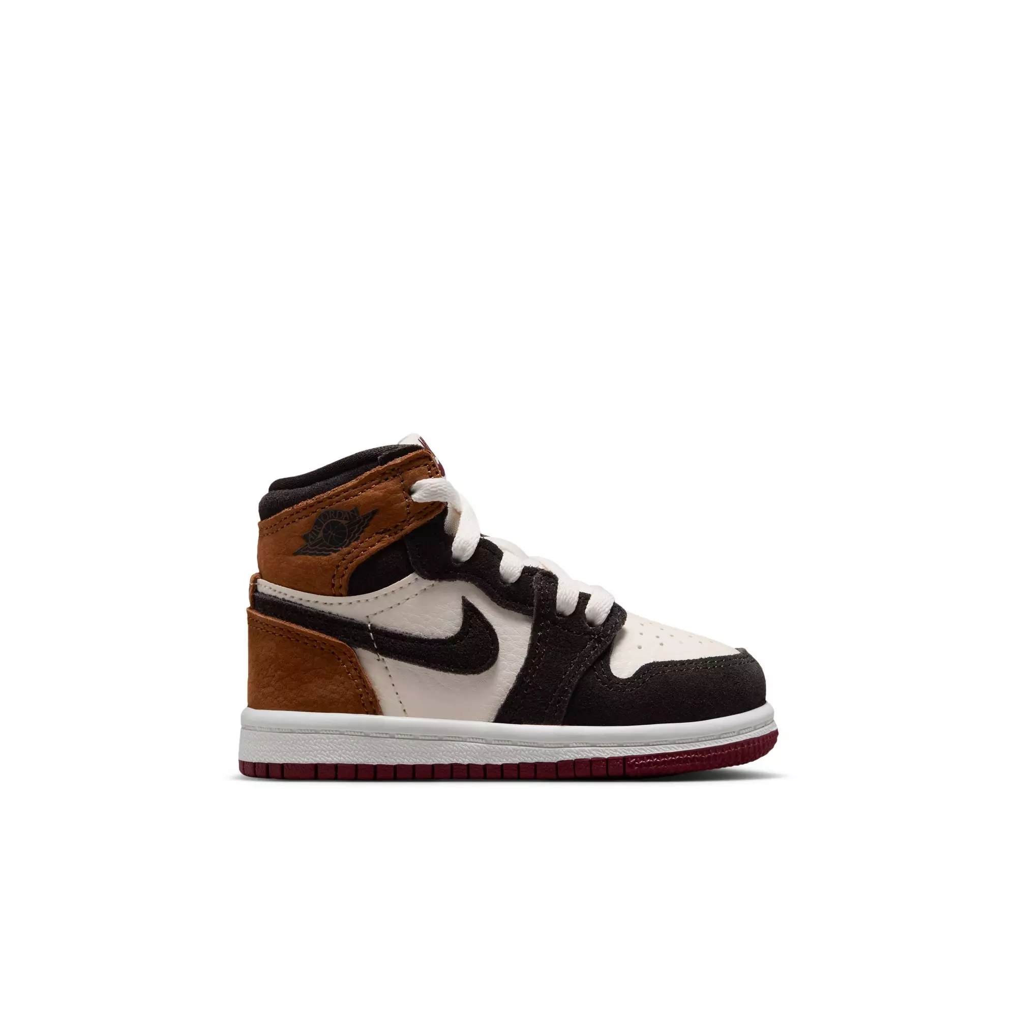 Jordan 1 Retro High OG "Love Letter" Toddler Kids' Shoe - SHADOW BROWN/TEAM RED/BRITISH TAN