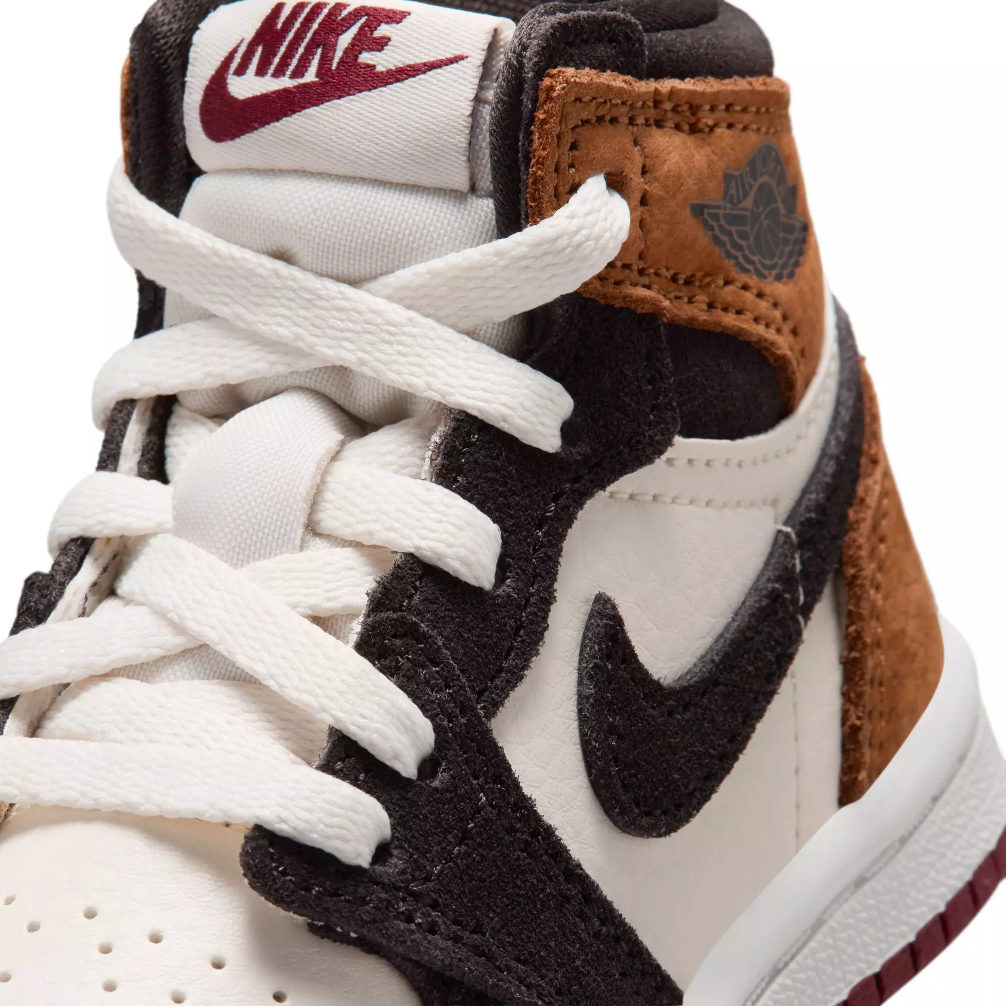 Jordan 1 Retro High OG "Love Letter" Toddler Kids' Shoe - SHADOW BROWN/TEAM RED/BRITISH TAN