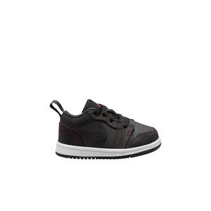 Jordan 1 Low "Black/University Red/White" Toddler Boys' Shoe - BLACK/RED/BLUE