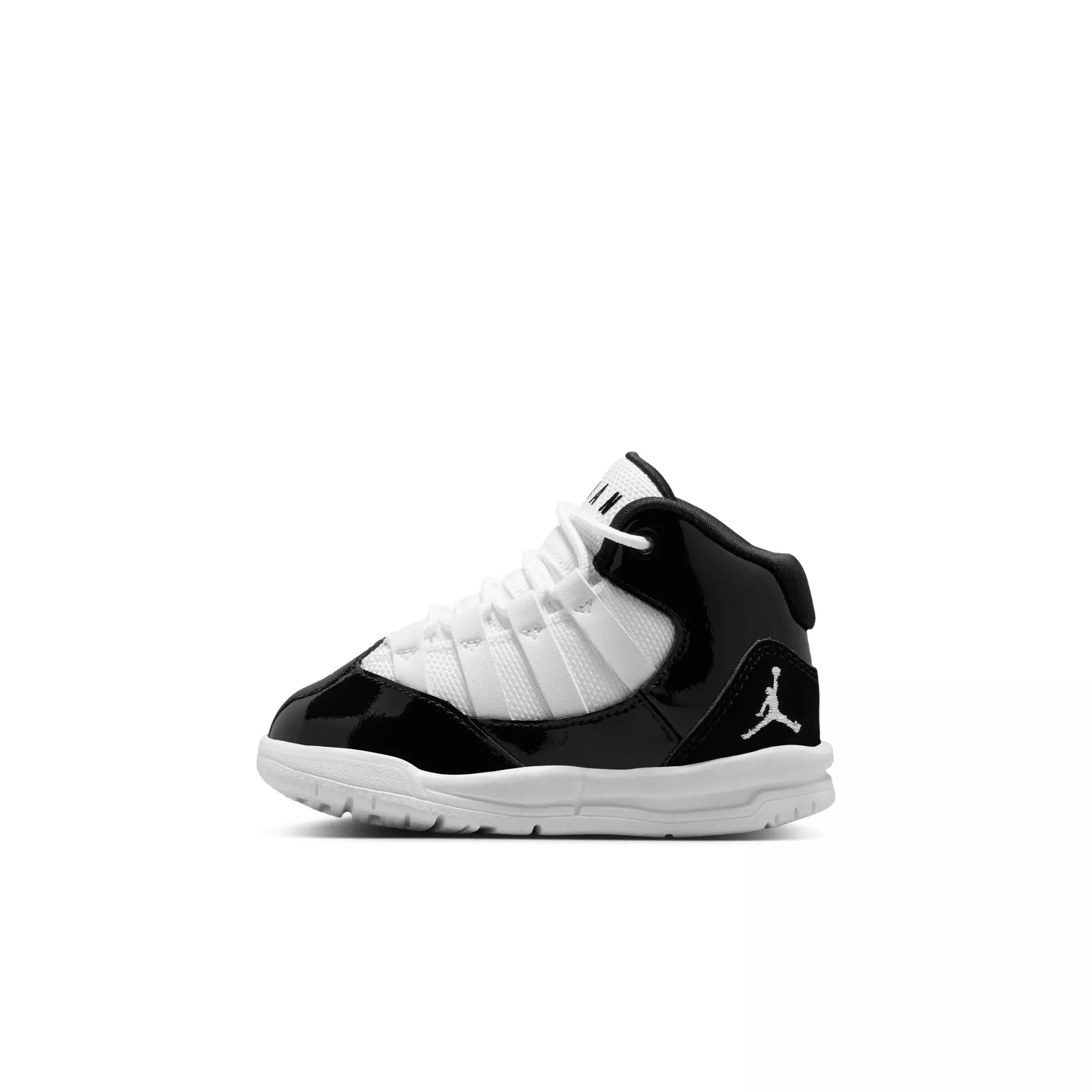 Jordan Max Aura "Black/White" Toddler Boys' Shoe - BLACK/WHITE