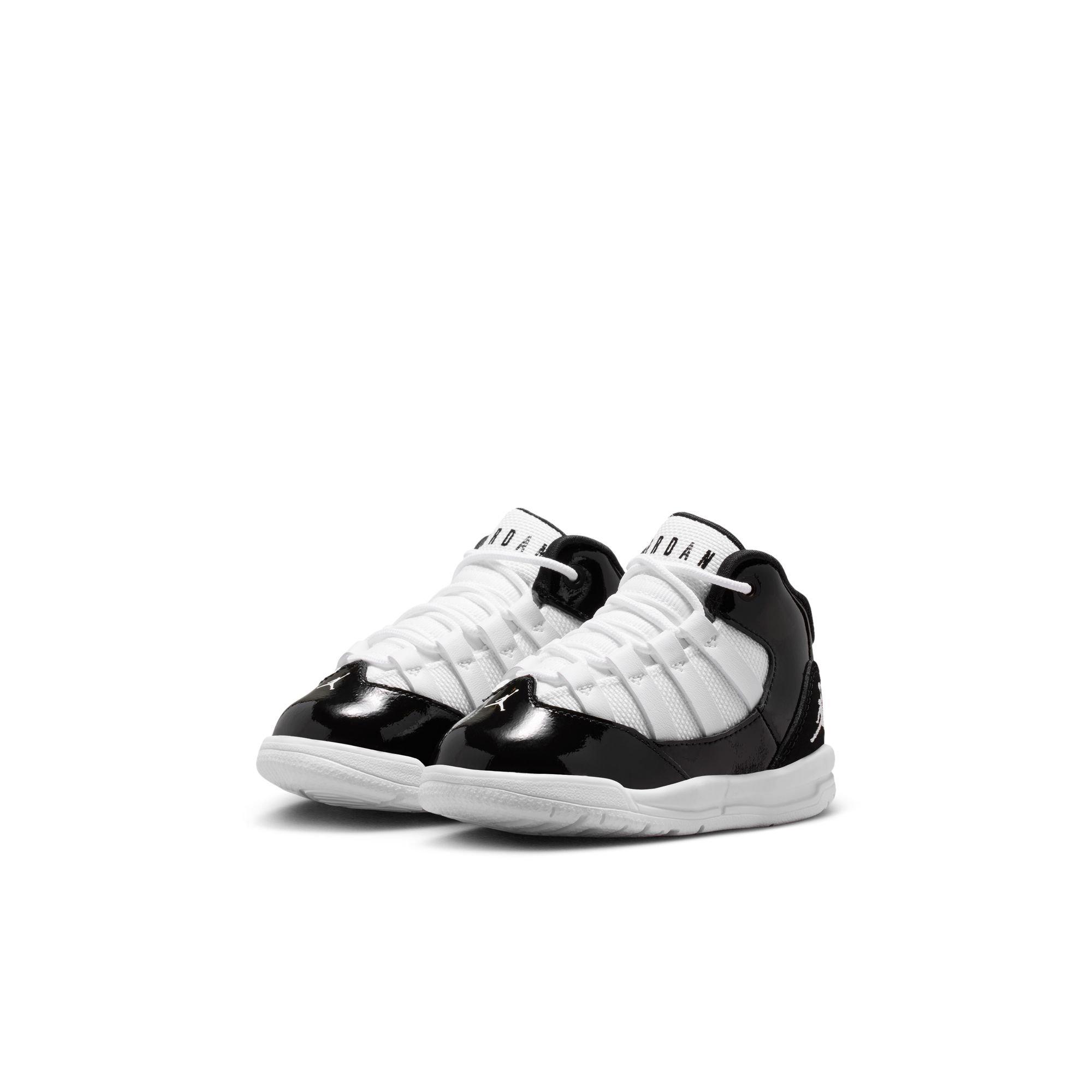 Jordan Max Aura "Black/White" Toddler Boys' Shoe - BLACK/WHITE Thumbnail View 5