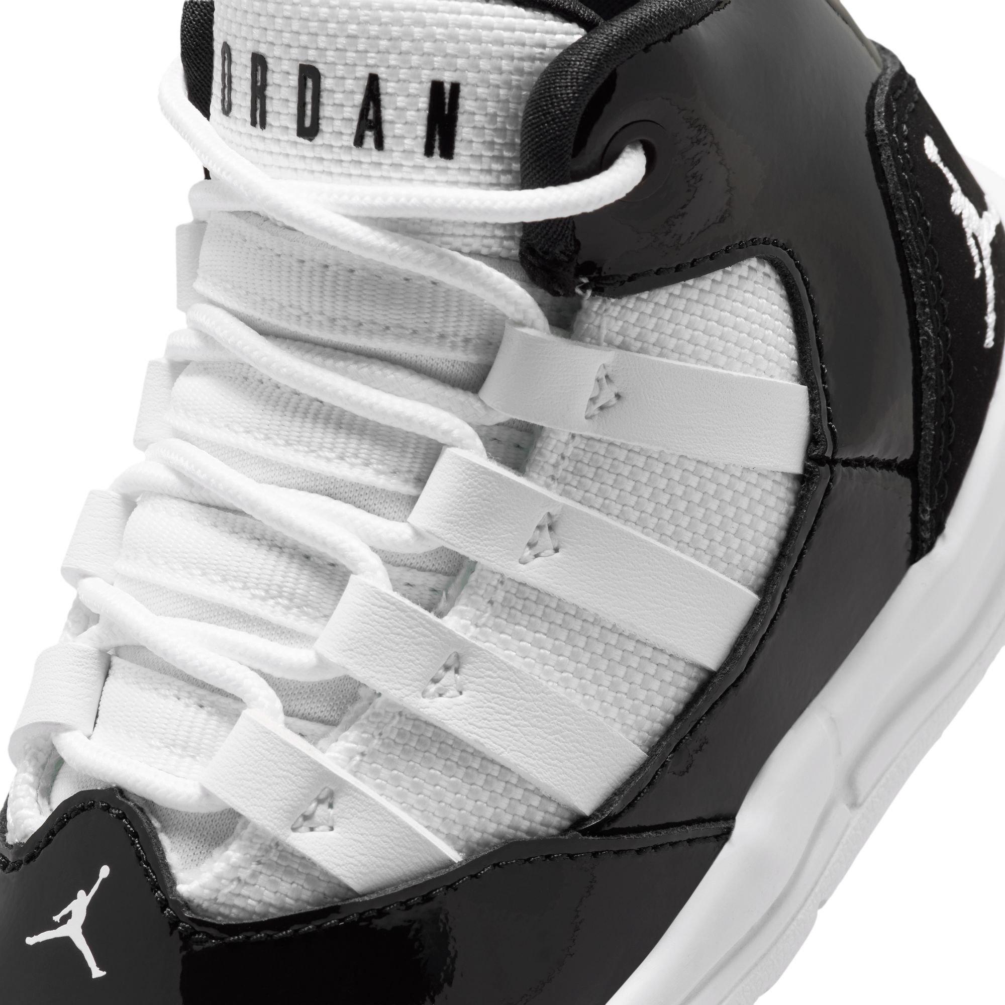 Jordan Max Aura "Black/White" Toddler Boys' Shoe - BLACK/WHITE Thumbnail View 9