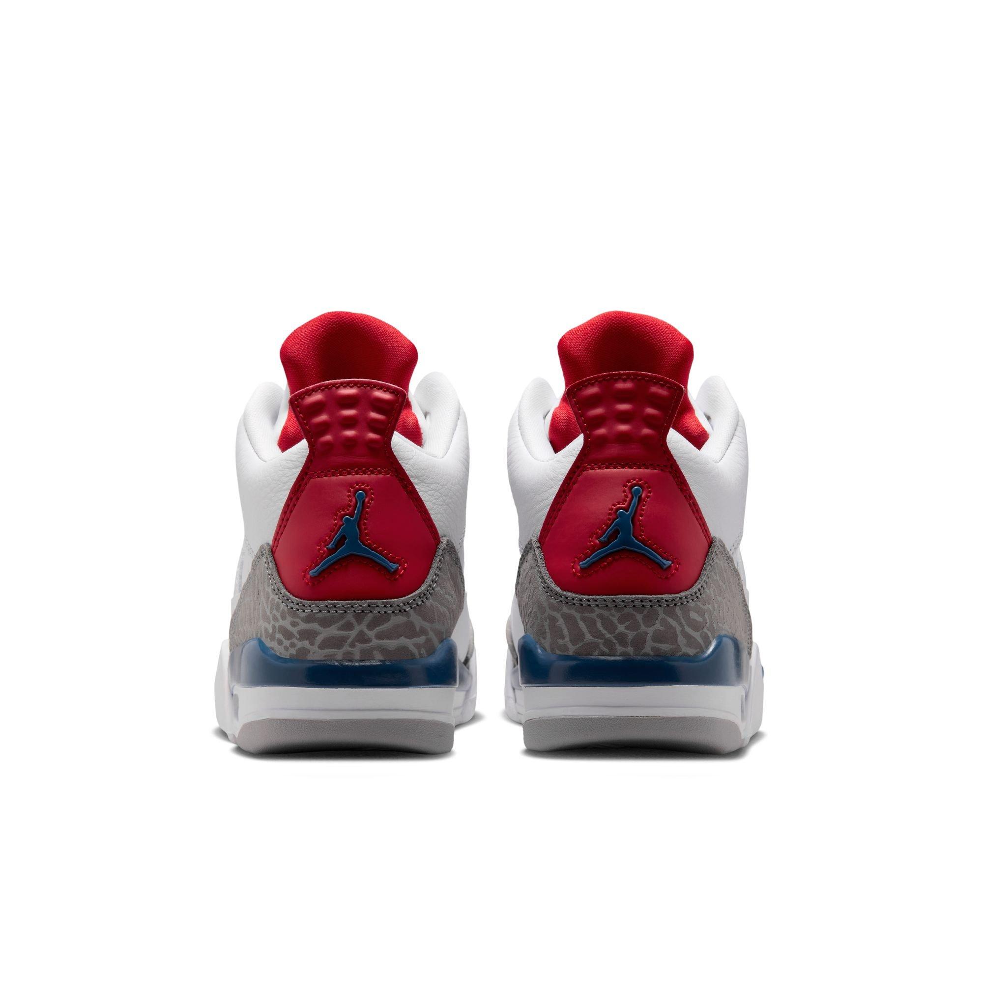 Jordan Son of Mars Low "White/True Blue/Varsity Red" Grade School Boys' Shoe - WHITE/BLUE Thumbnail View 8