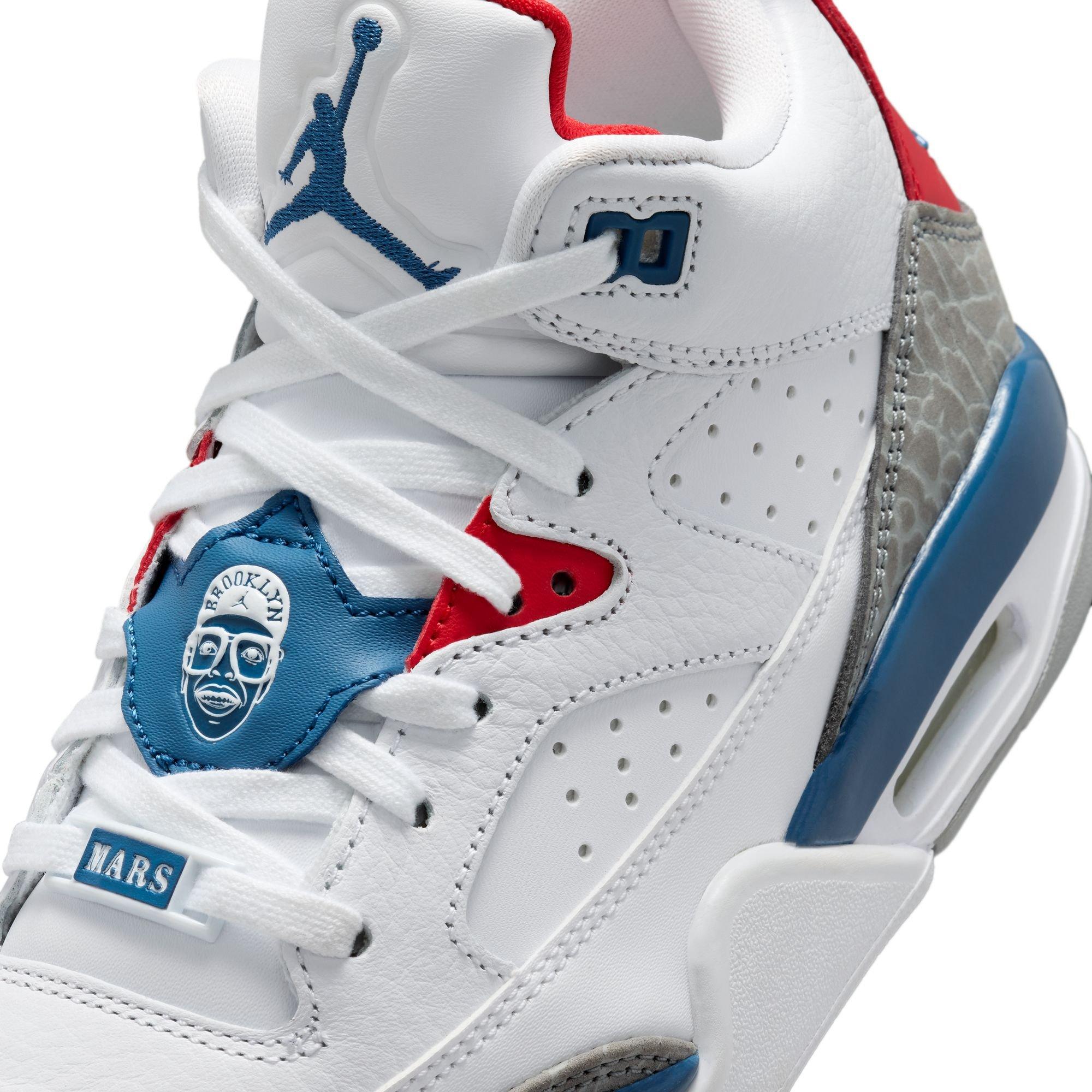 Jordan Son of Mars Low "White/True Blue/Varsity Red" Grade School Boys' Shoe - WHITE/BLUE Thumbnail View 10