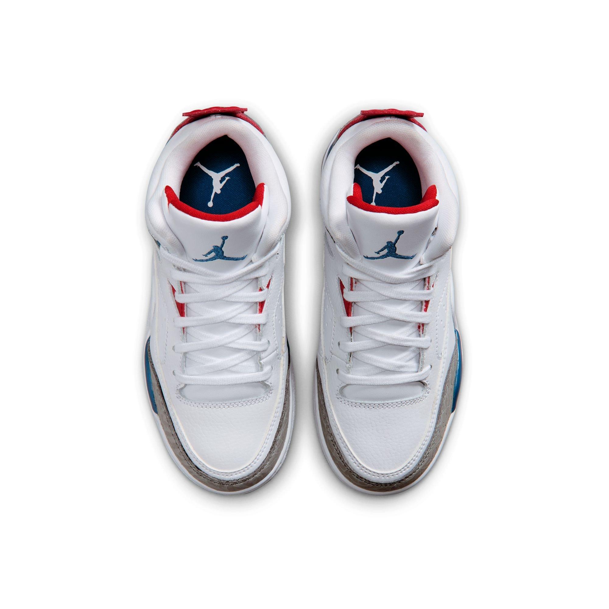 Jordan Son of Mars Low "White/True Blue/Varsity Red" Preschool Boys' Shoe - WHITE/BLUE Thumbnail View 6