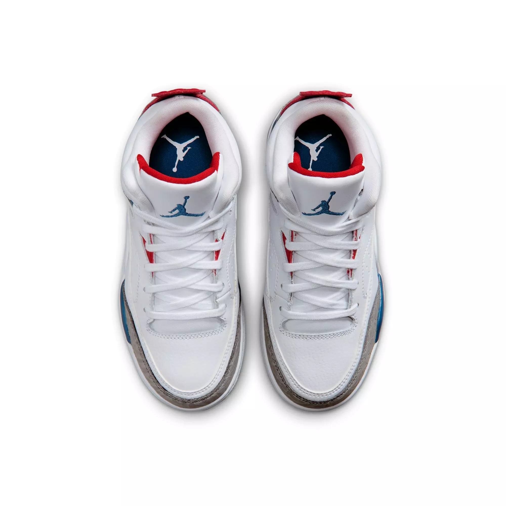 Jordan Son of Mars Low "White/True Blue/Varsity Red" Preschool Boys' Shoe - WHITE/BLUE