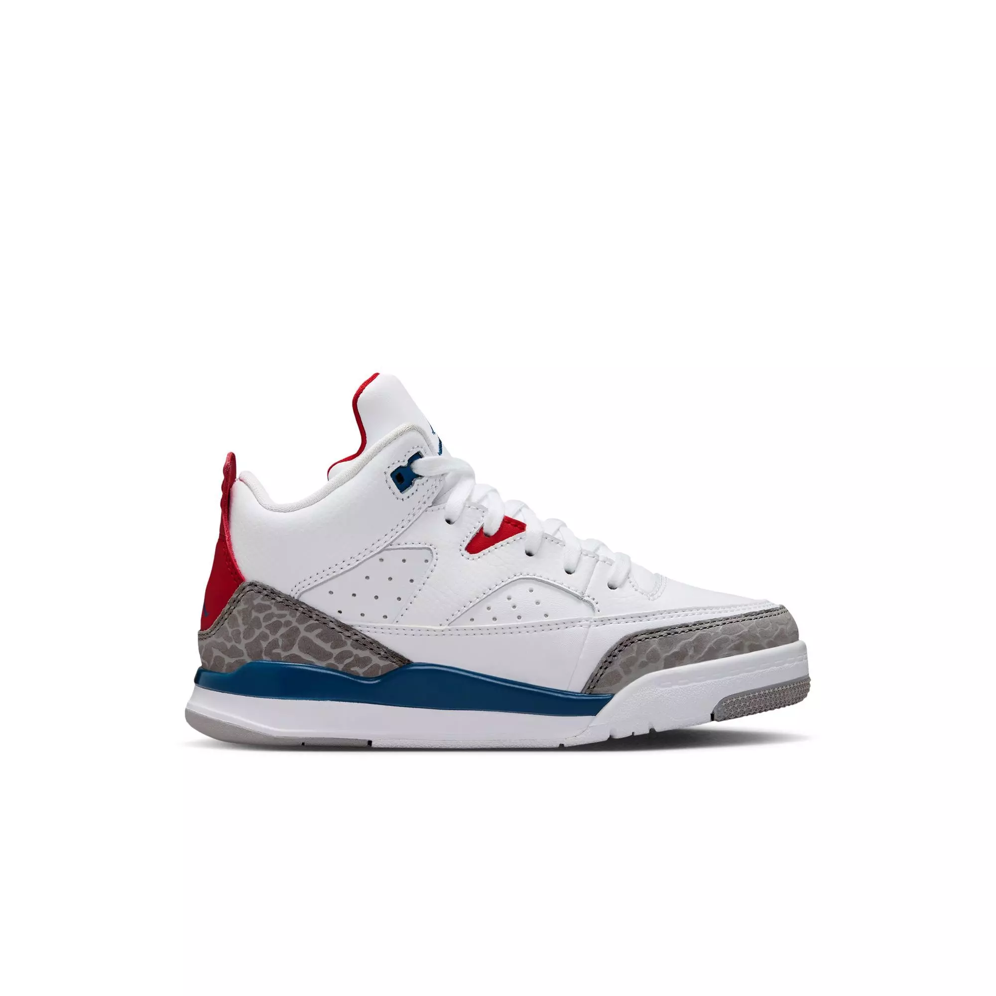Jordan Son of Mars Low "White/True Blue/Varsity Red" Preschool Boys' Shoe - WHITE/BLUE