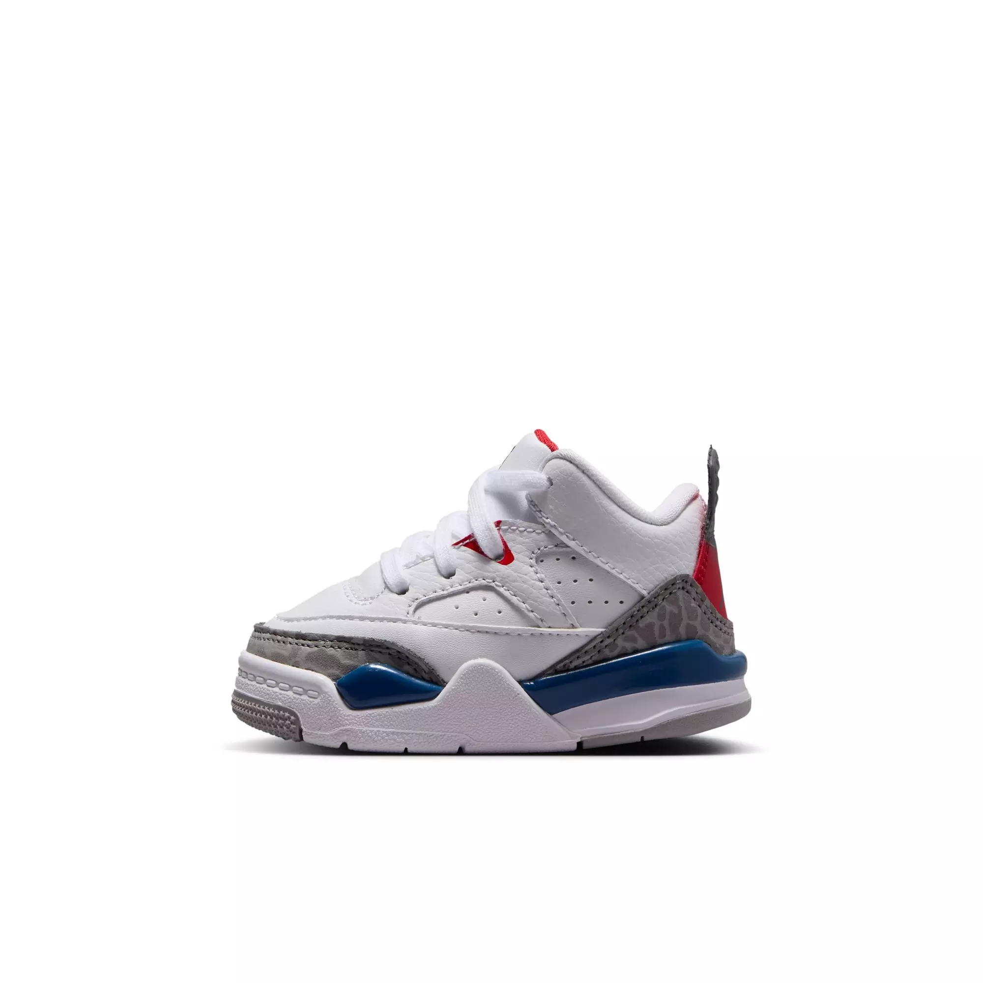 Jordan Son of Mars "White/True Blue/Varsity Red" Toddler Boys' Shoe - WHITE/BLUE